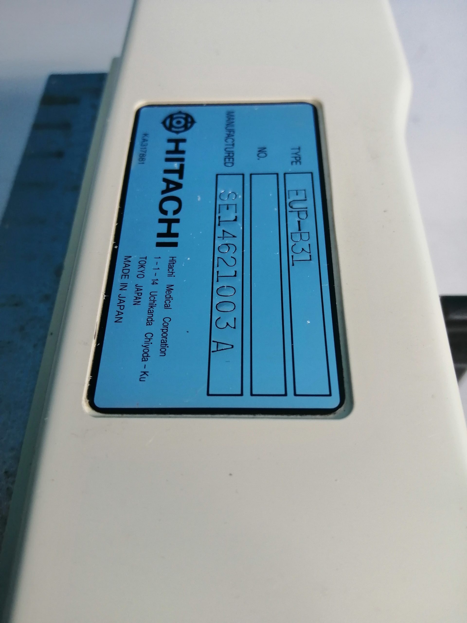 Hitachi EUP-B31 3.5MHz Ultrasound Probe + Needle Steering – Biopsy thumbnail 4