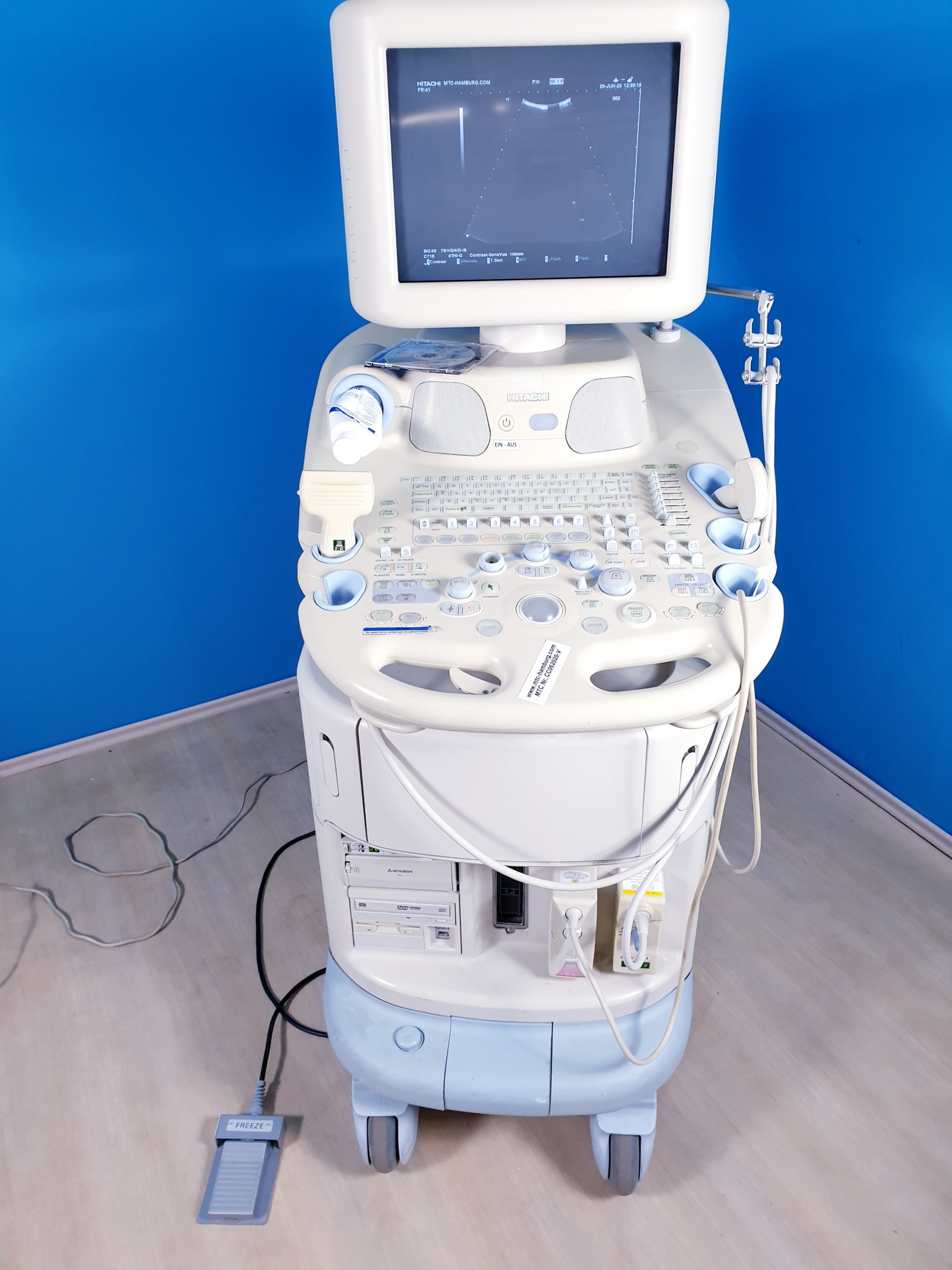 HITACHI HI VISION 900 Ultraschallgerät mit 03 Sonden DOM2008 thumbnail 4