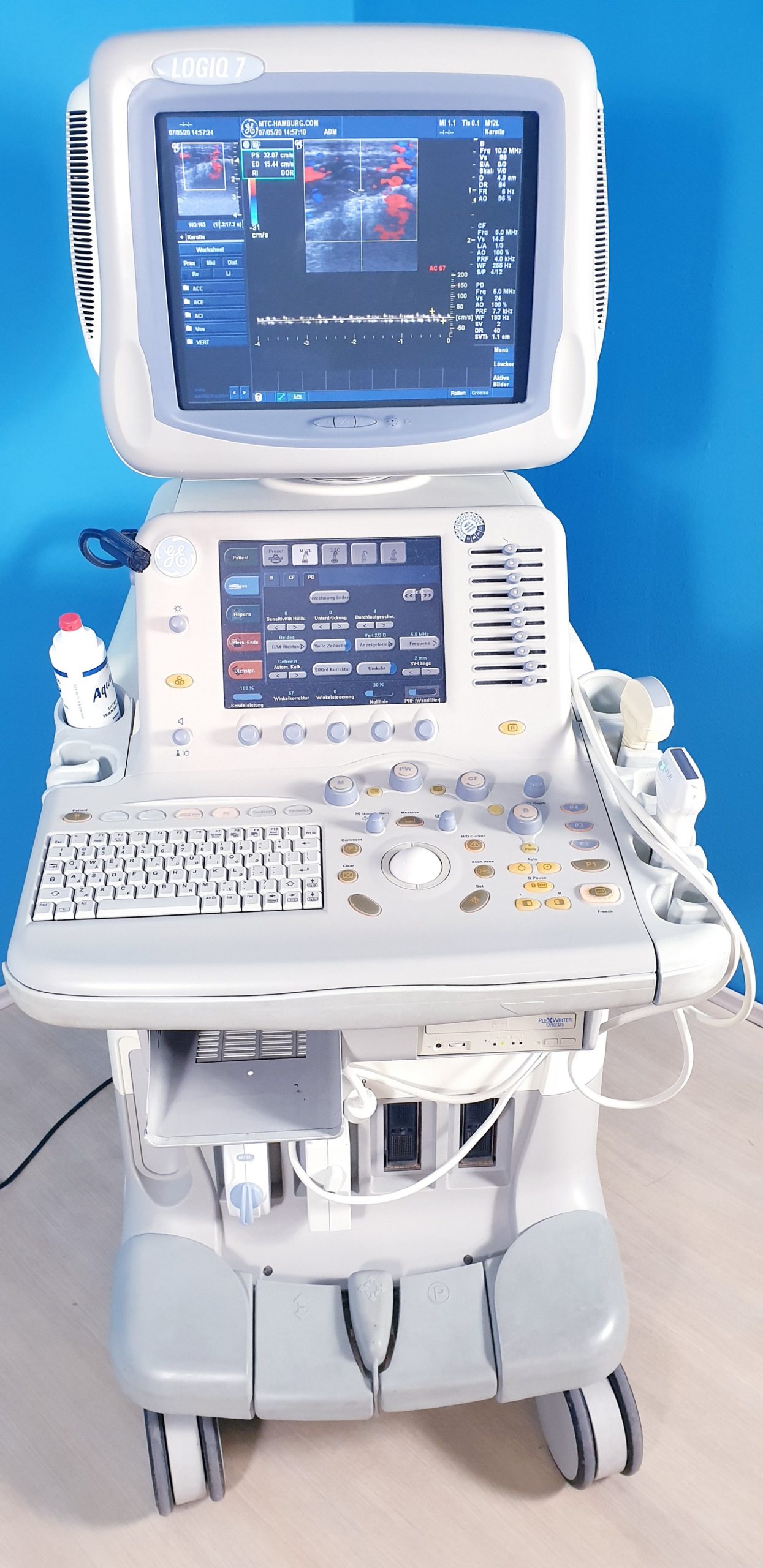 GE Logic 7 mit 3.5C konvex Sonde und M12L Linear-Sonde Doppler, … – johanniter – faten torjmen mkacher — image 1 of 4