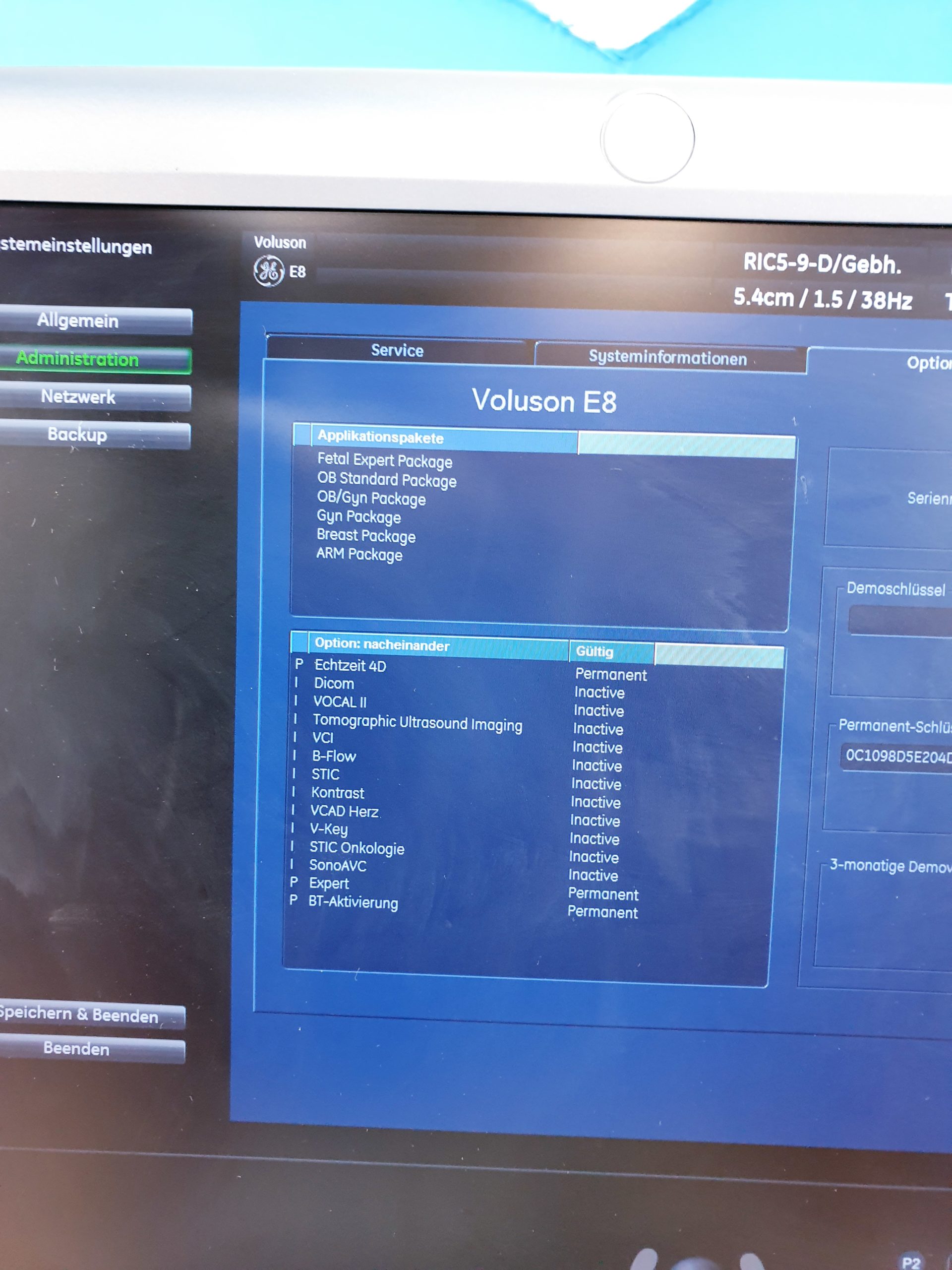 GE Voluson E8 Expert RAB4-8D / RIC5-9D / 11L-D thumbnail 8
