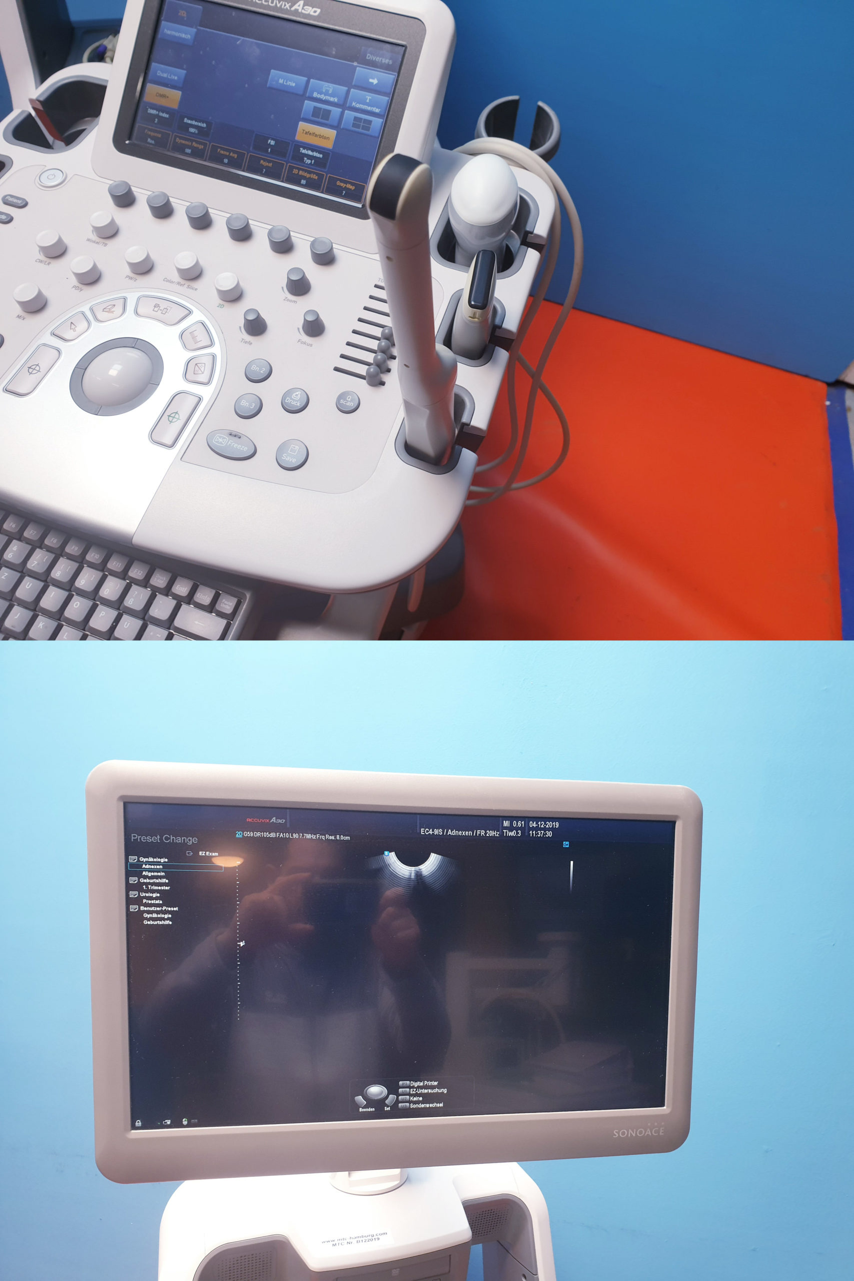 Samsung Sonoace ACCUVIX A30 // A 30 3D/4D V4-8 3D Sonde L7-16IS UND ES4-9IS DOM 2013 thumbnail 4