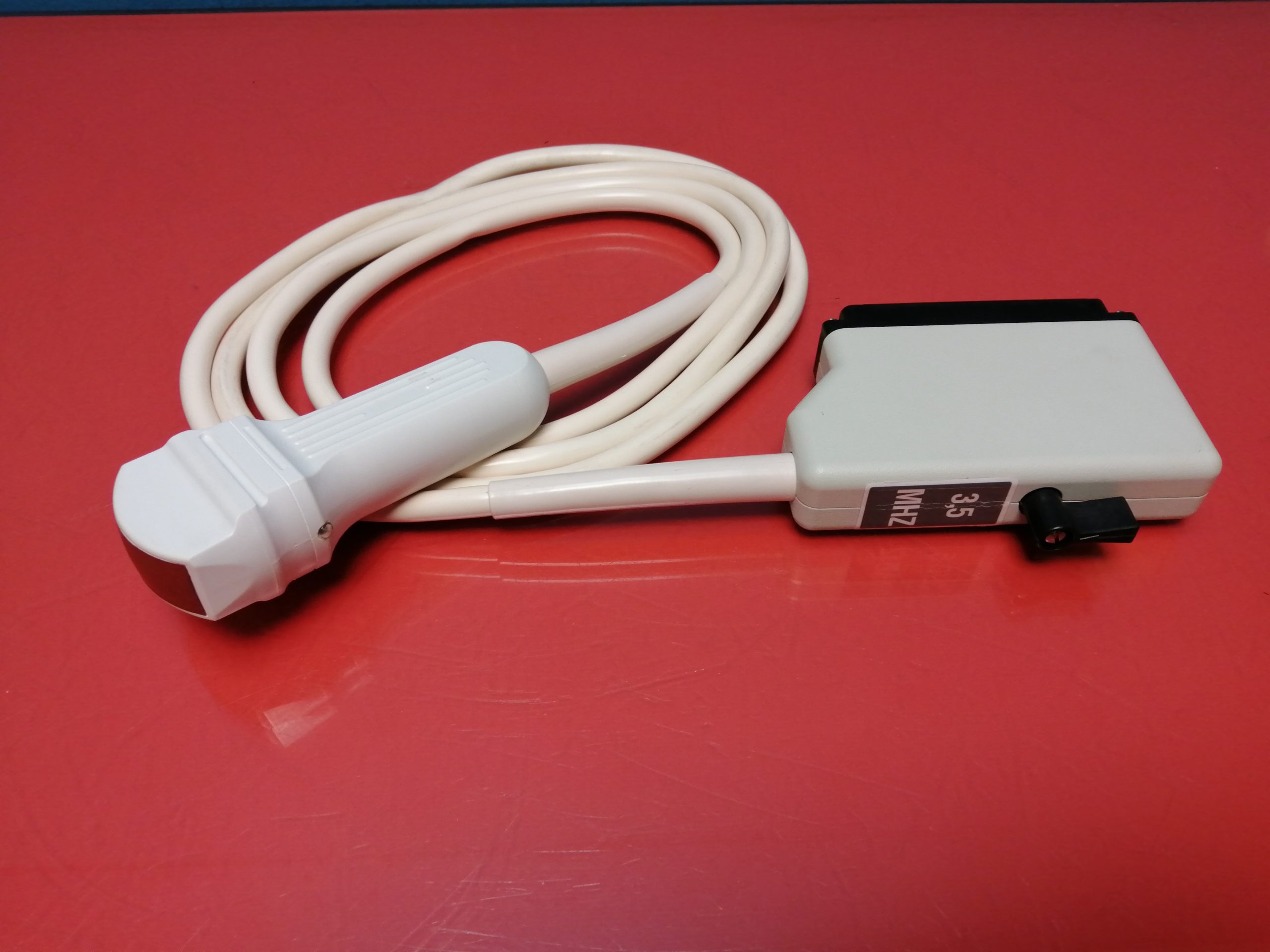 HP/Diasonics 3.5 Mhz 100-02342-00 Convex Linear Array Ultrasound Transducer Probe — image 1 of 6