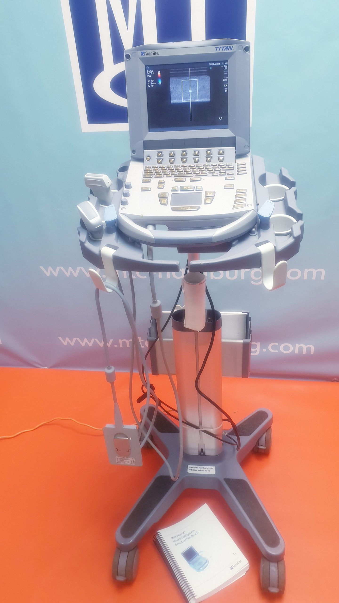 Sonosite MicroMaxx Farbdoppler mit Konvex und Linear — image 1 of 8