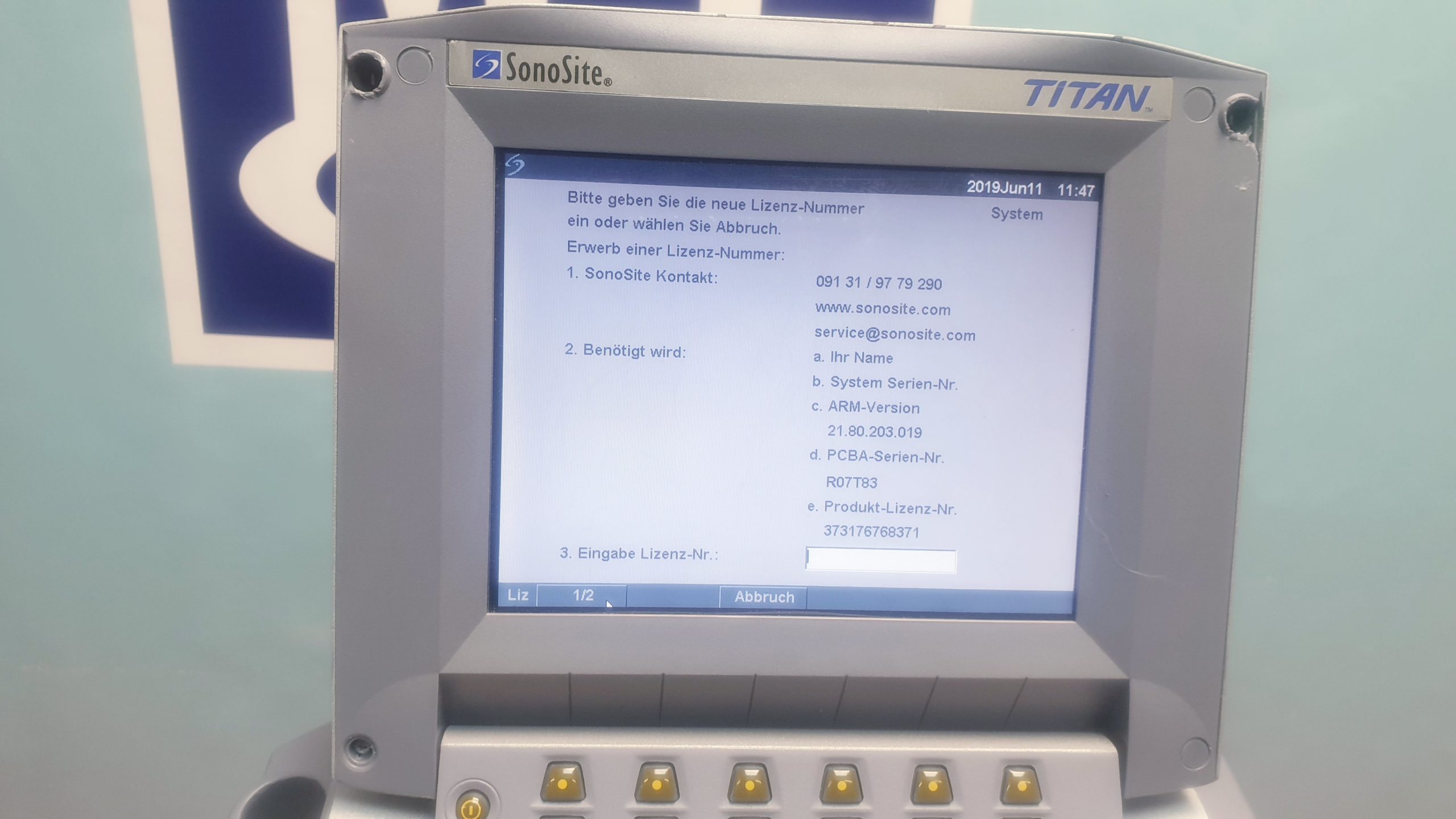 Sonosite MicroMaxx Farbdoppler mit Konvex und Linear thumbnail 7