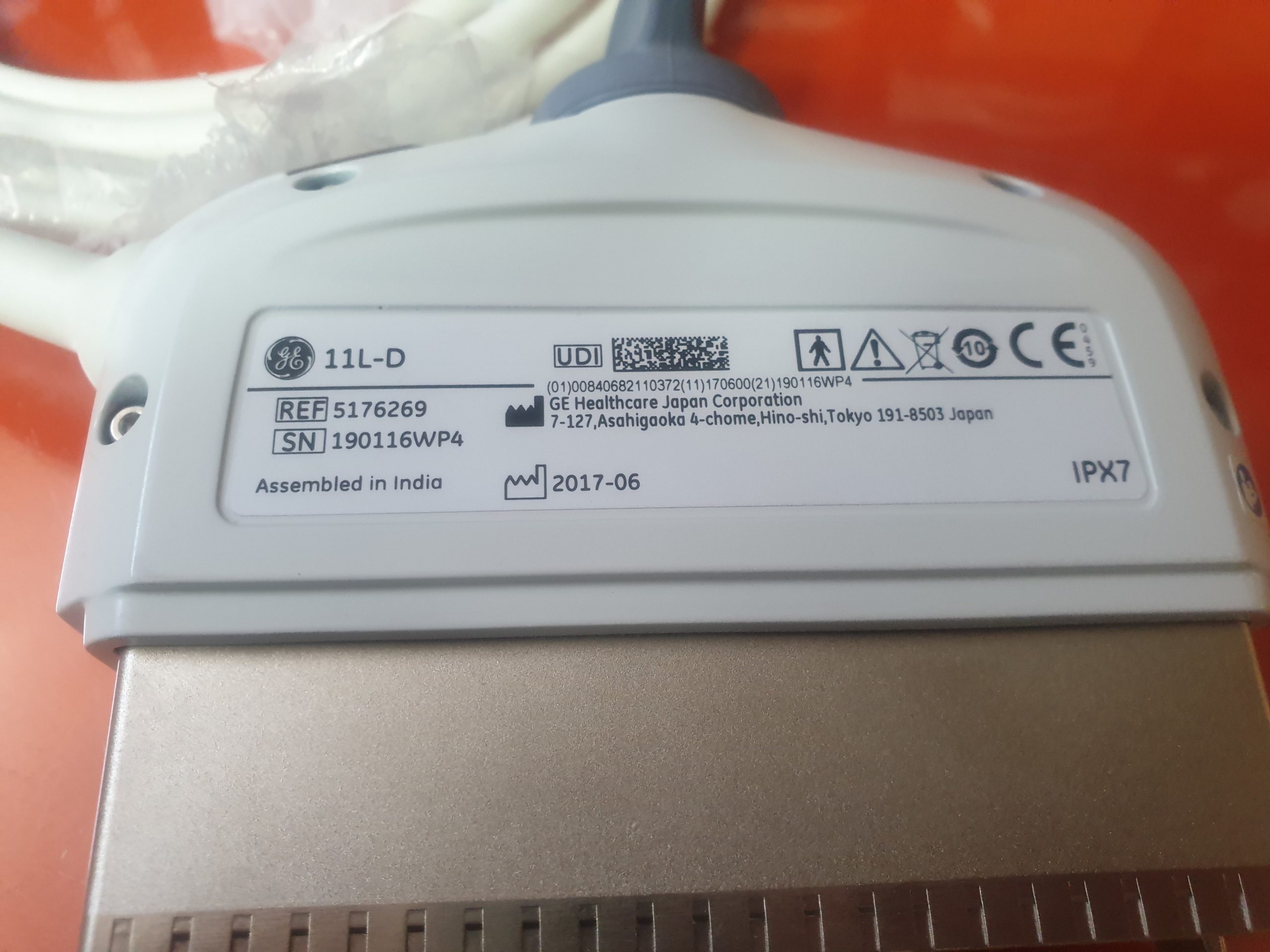 GE 11L-D Linear Sonde für Logiq e9, Vivid e9 und VOLUSON e6/e8/e10 Bj.2019 thumbnail 3