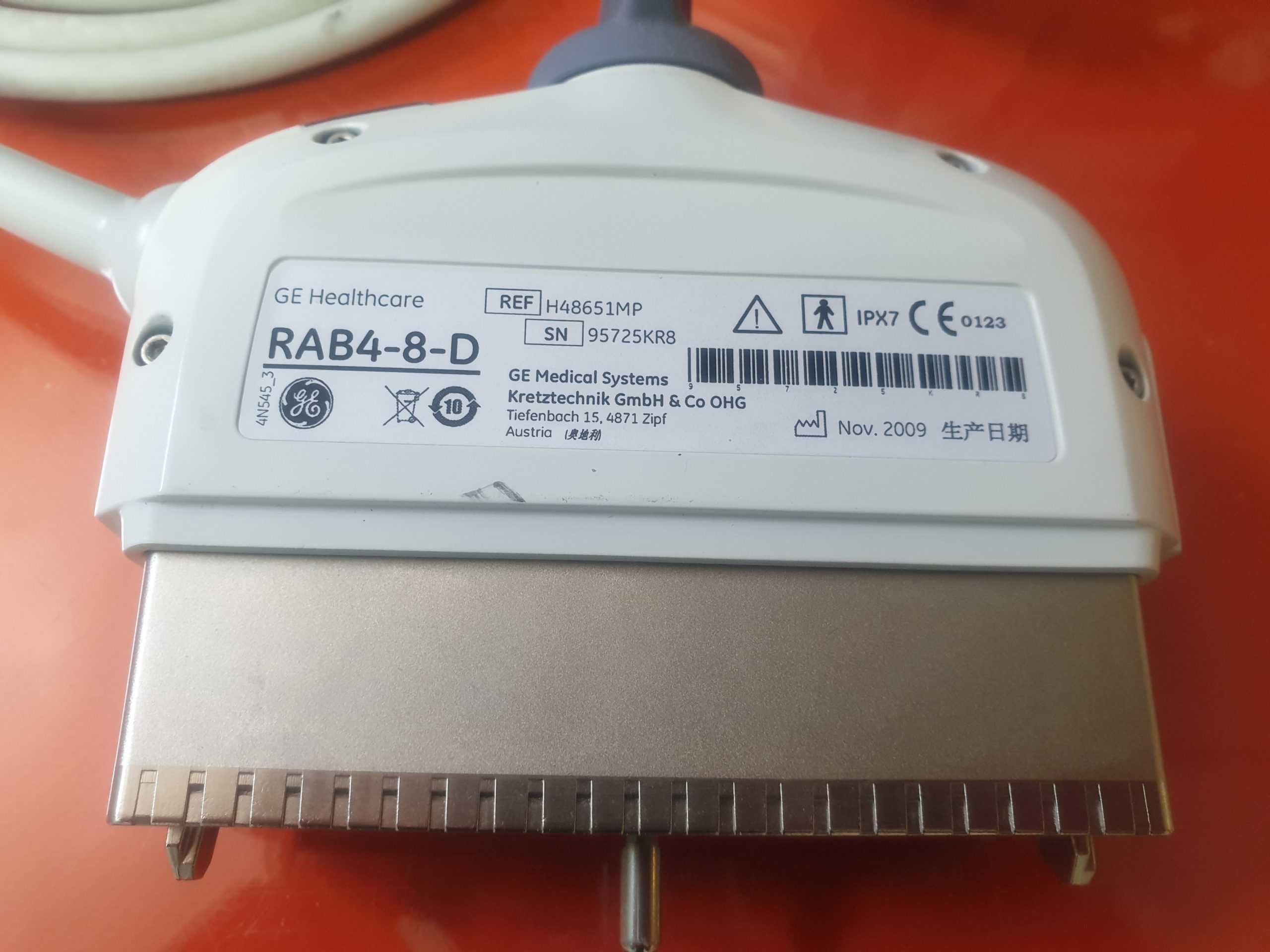 GE RAB4-8D // RAB4-8-D Ultrasound Transducer Volumetric Convex Transducer for Voluson E6/E8 thumbnail 2