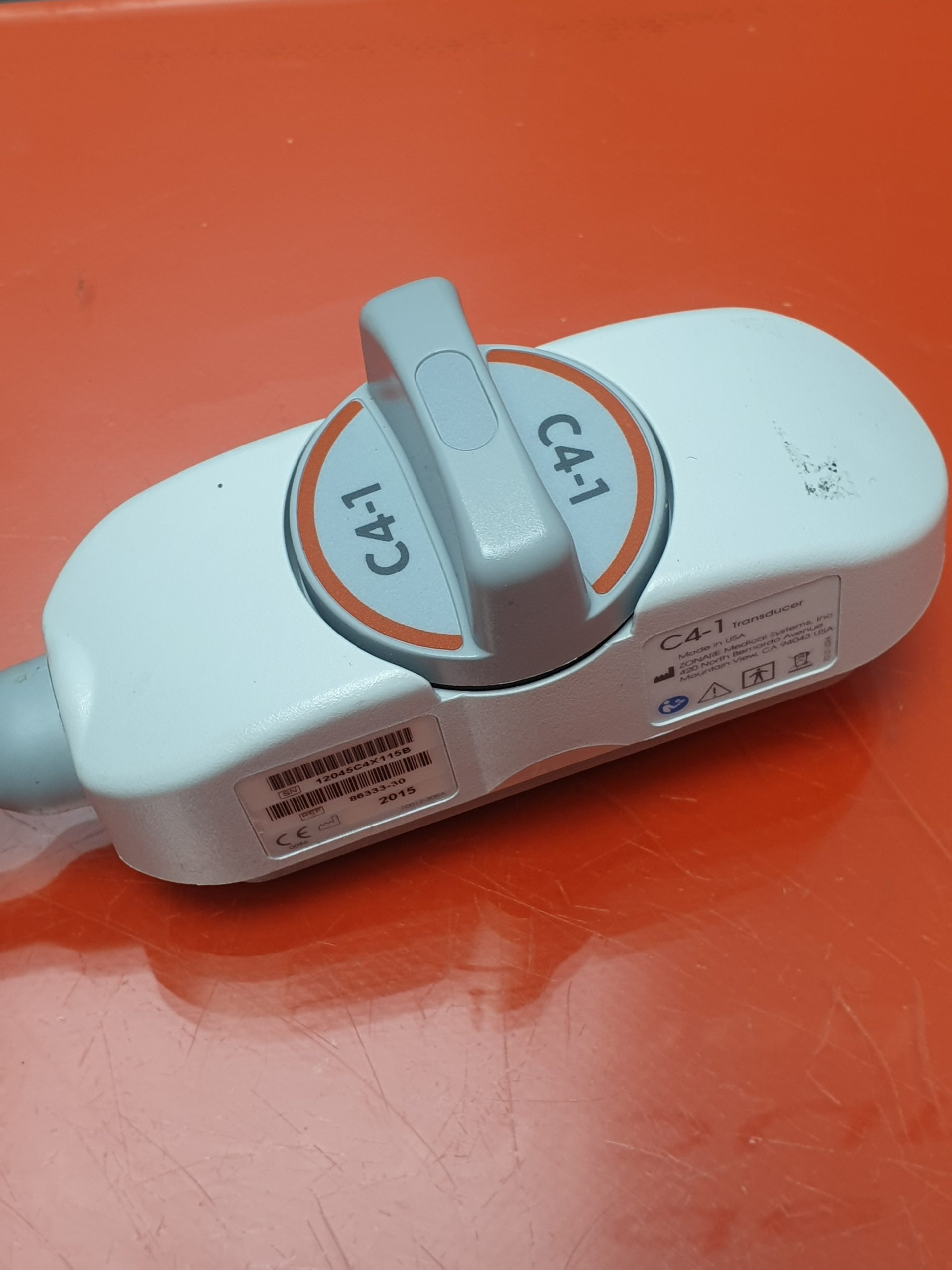 Zonare C4-1 P/N 86333-30 Convex Array Ultrasound Transducer thumbnail 2