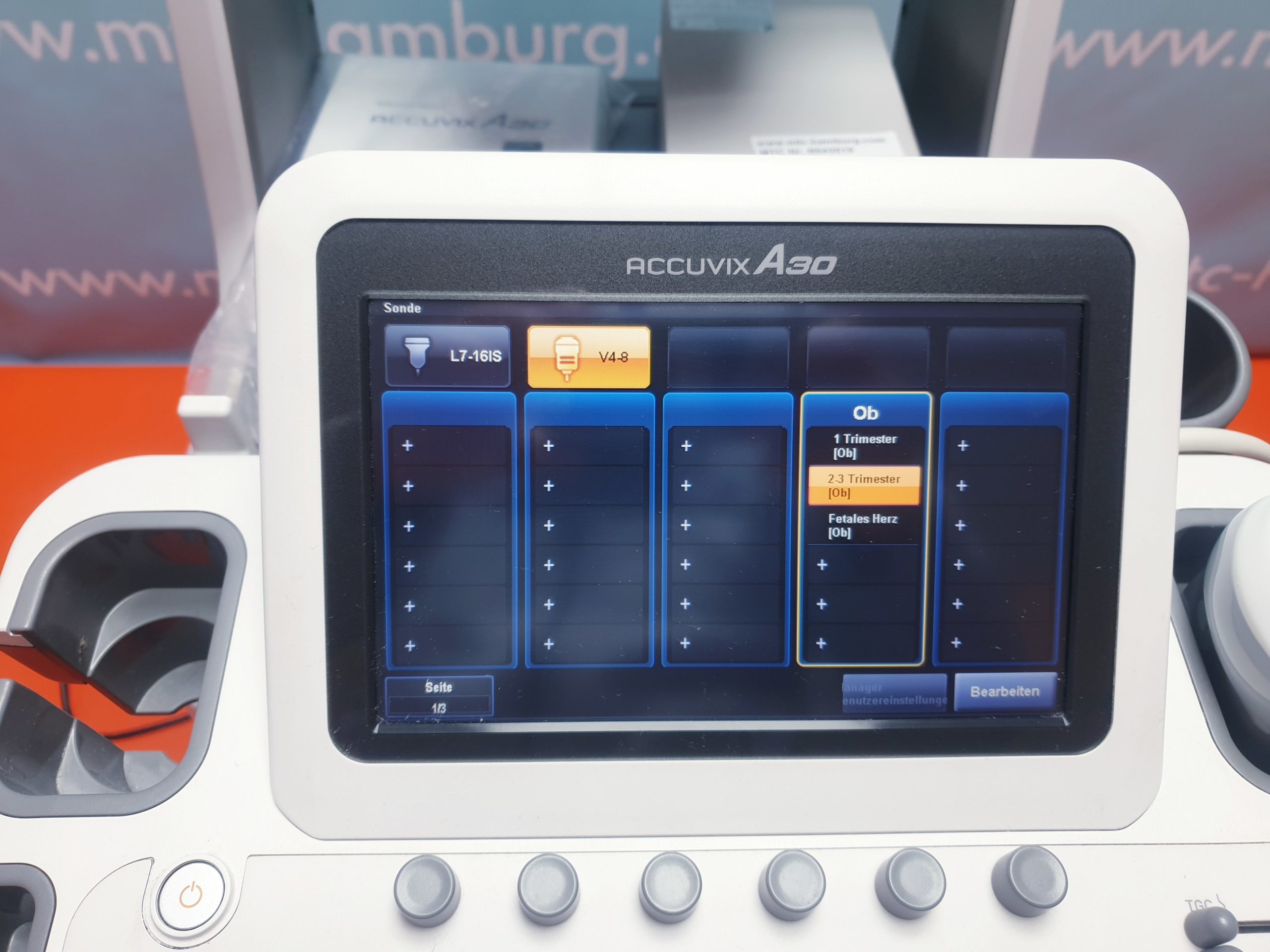 Samsung Sonoace A30 // A 30 3D/4D V4-8 3D Sonde + L7-16IS Linear Sonde DOM 2013 — image 1 of 5