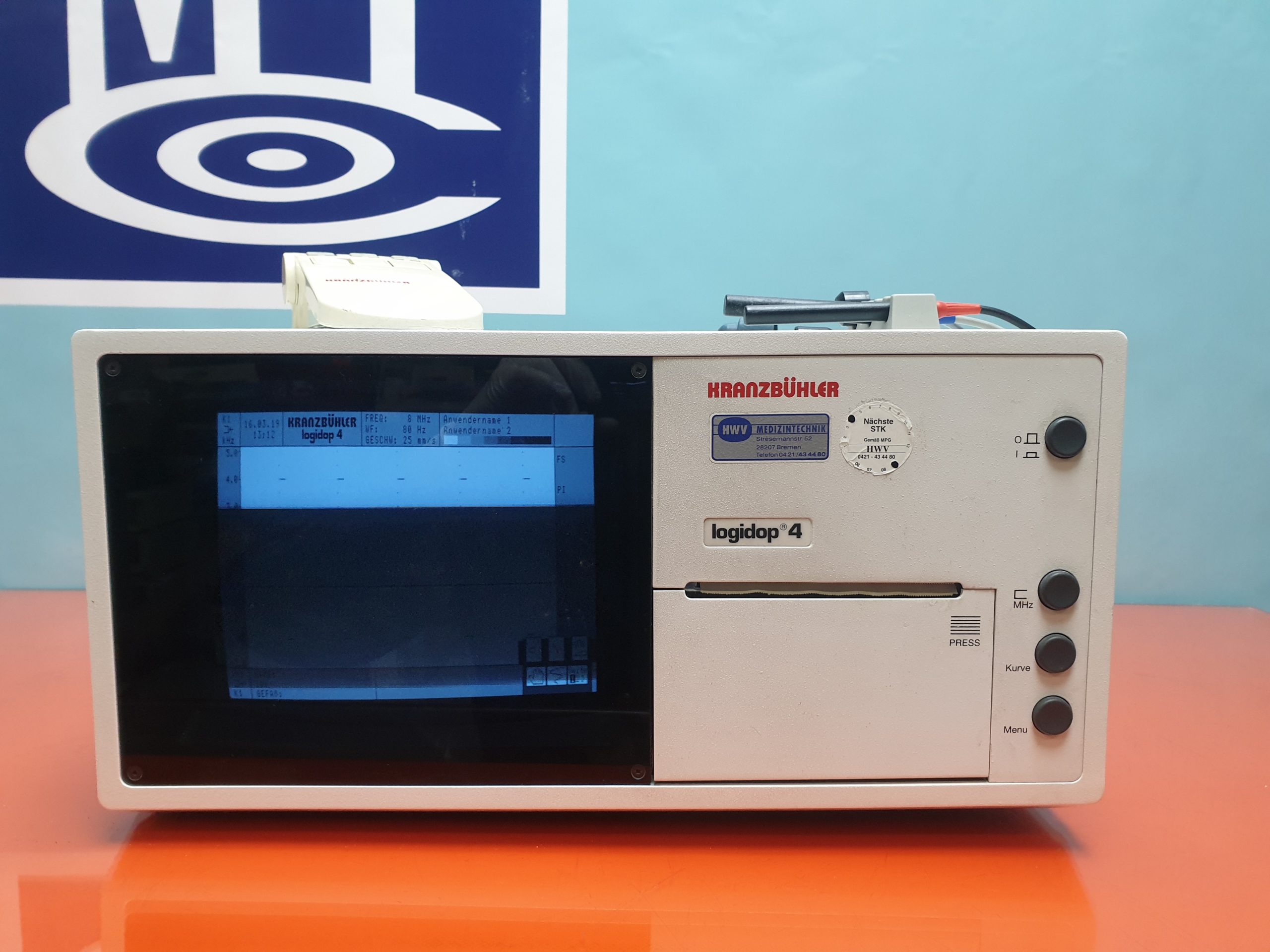 Kranzbühler LOGIDOP 4 mit 03 Stiftsonden Doppler — image 1 of 4