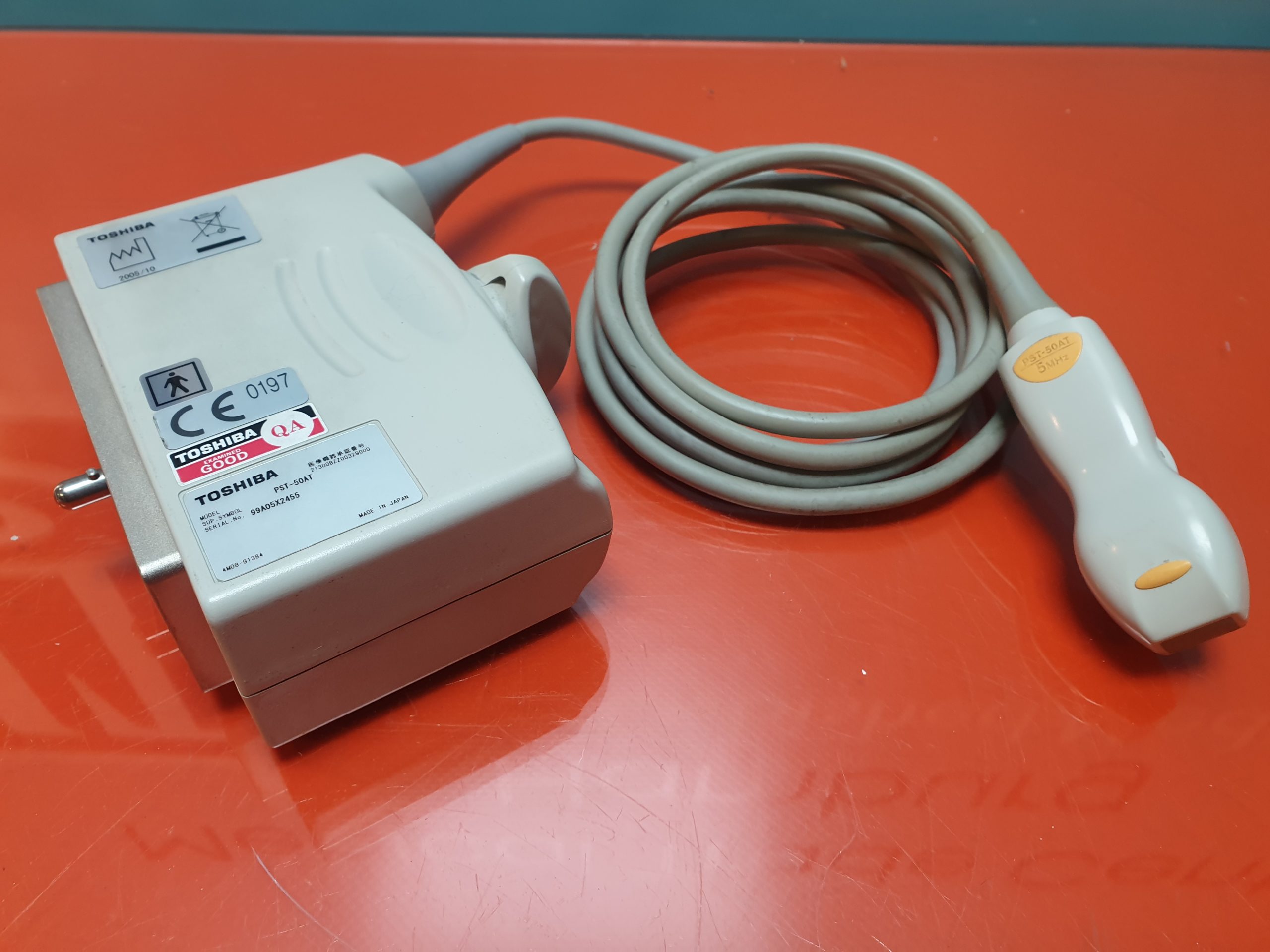 TOSHIBA PST-50AT Ultrasound Transducer — image 1 of 6