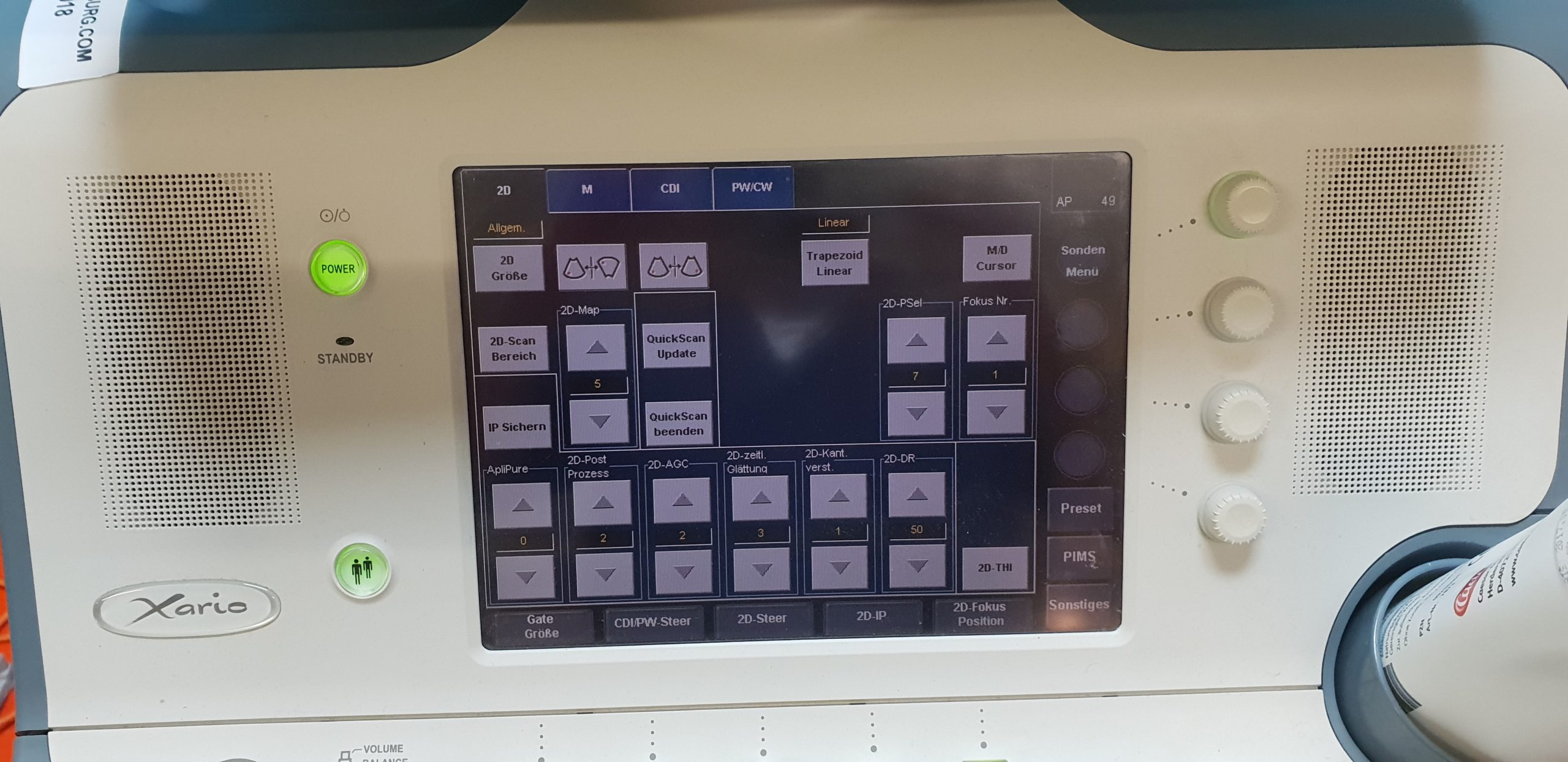 Toshiba Xario SSA 680A Ultraschallgerät mit 05 Sonden // Kardiomaschine // Pediatrie thumbnail 5