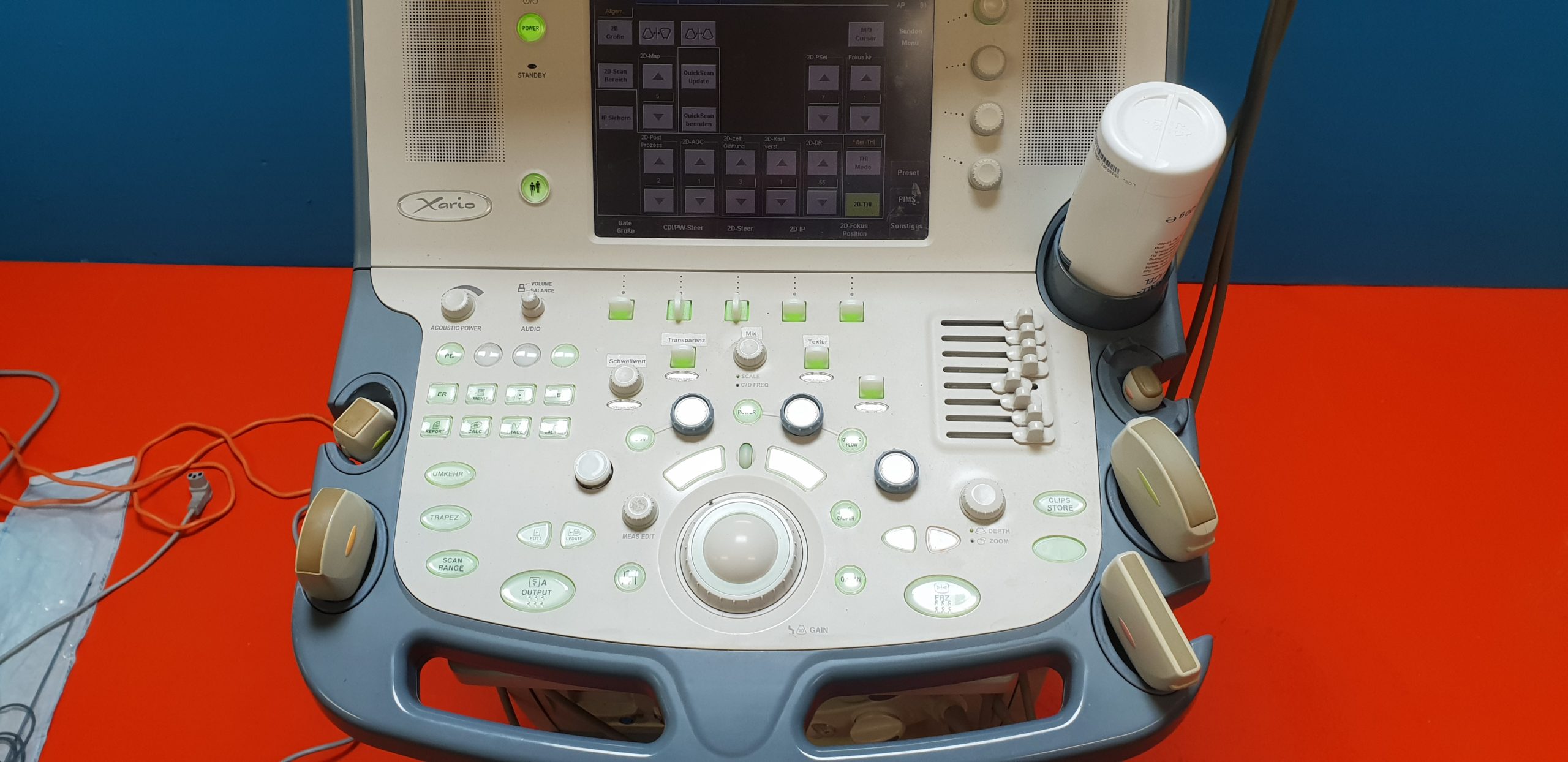 Toshiba Xario SSA 680A Ultraschallgerät mit 05 Sonden // Kardiomaschine // Pediatrie thumbnail 15