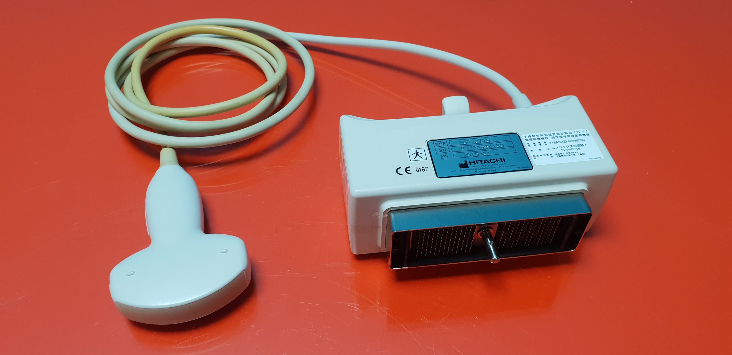 Hitachi EUP-C715 Ultrasound Transducer Probe — image 1 of 6
