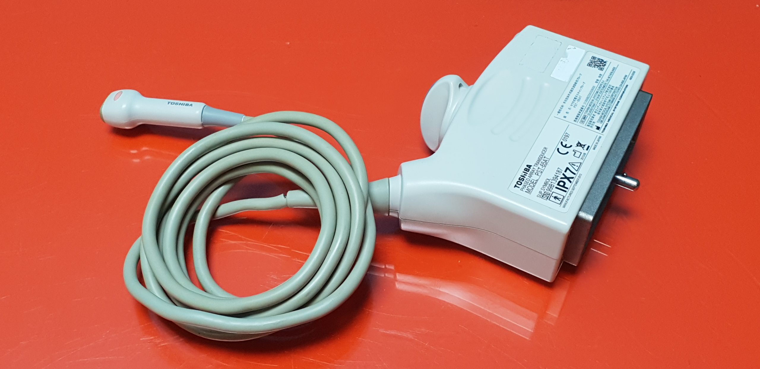 Toshiba PST-65AT 6.5MHz Pediatric Heart Ultrasound Transducer Probe — image 1 of 4