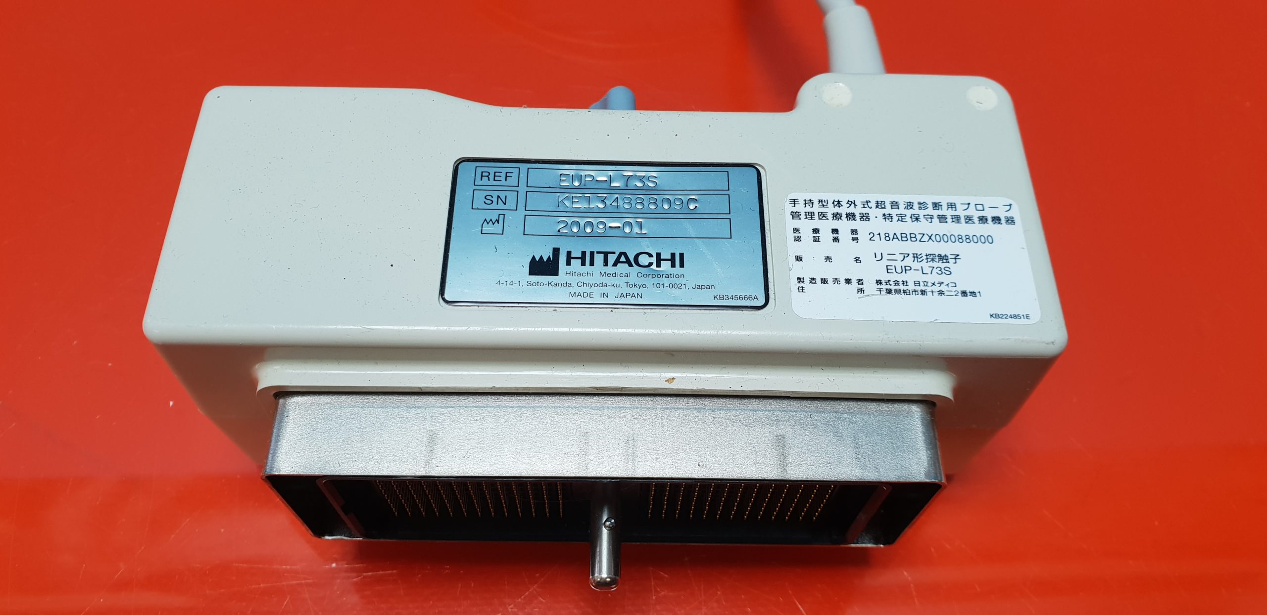 Hitachi EUP-L73S Linear 9.0 – 4.0 MHz Schilddrüse Mamma Small thumbnail 2