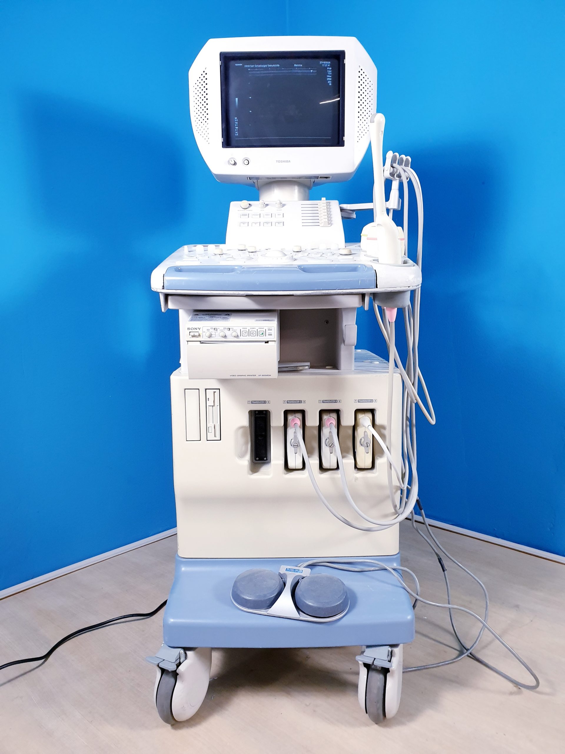 Toshiba Nemio 20 SSA-550A Farbdoppler mit Konvex, Linear und Endovaginal thumbnail 2