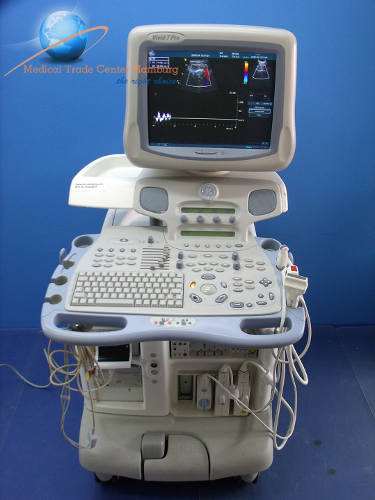 GE VIVID 7 Ultraschallgerät mit 03 Sonden — image 1 of 2