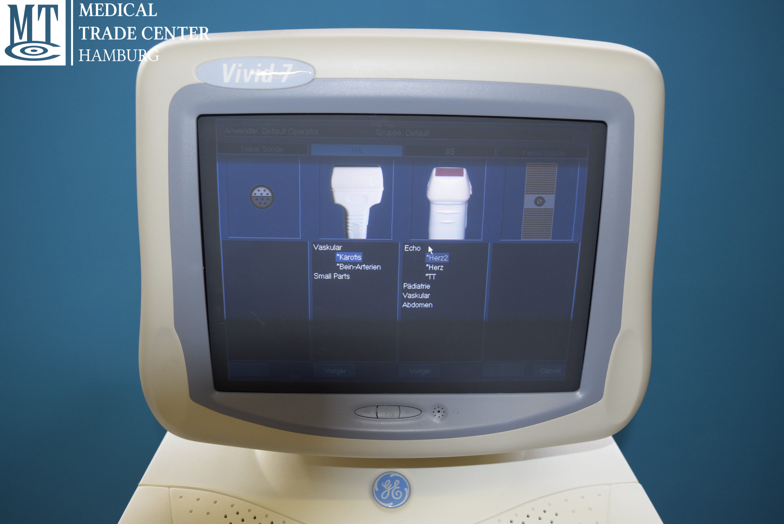 GE VIVID 4 Ultraschallgerät mit 3S und Linear Sonde — image 1 of 2