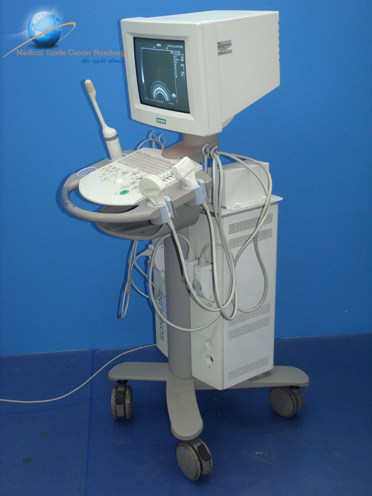 Siemens Adara Ultraschallgerät mit Konvex und Linear thumbnail 2