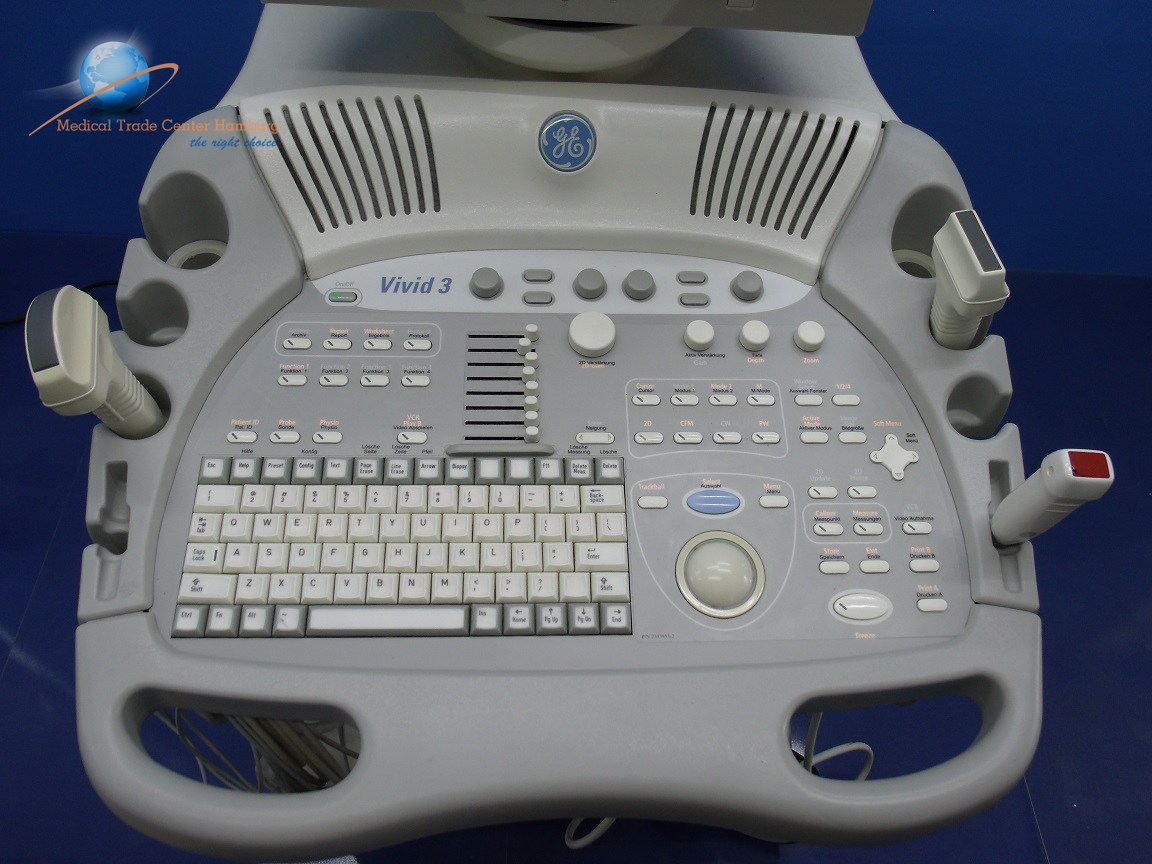 GE VIVID 3 Inkl 03 Probes , EKG Modul — image 1 of 3