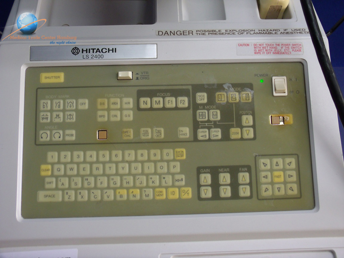 Hitachi Picker LS2400 // LS 2400 Ultraschallgerät mit 3.5 MHz Linear Sonde — image 1 of 1