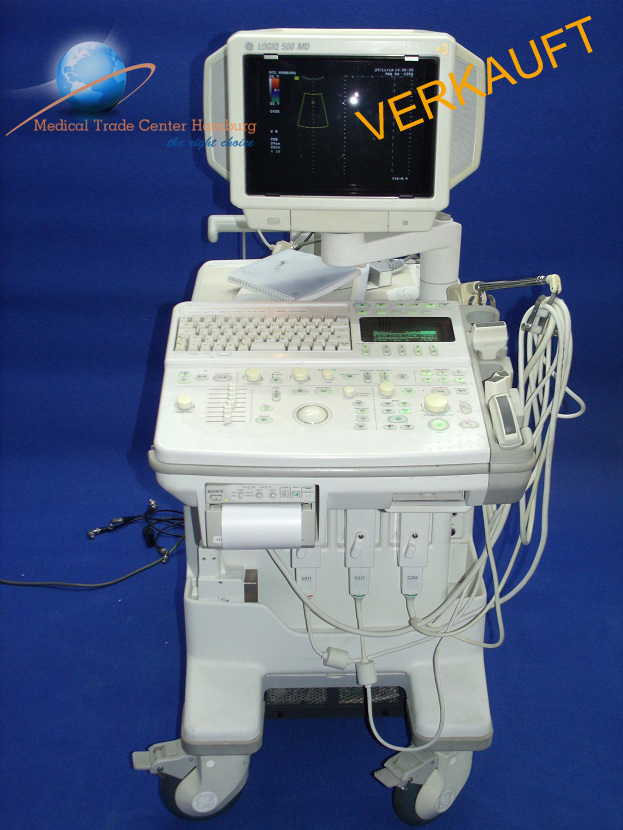 GE Logiq 500 MD Inkl Konvex und Linear Sonden — image 1 of 1