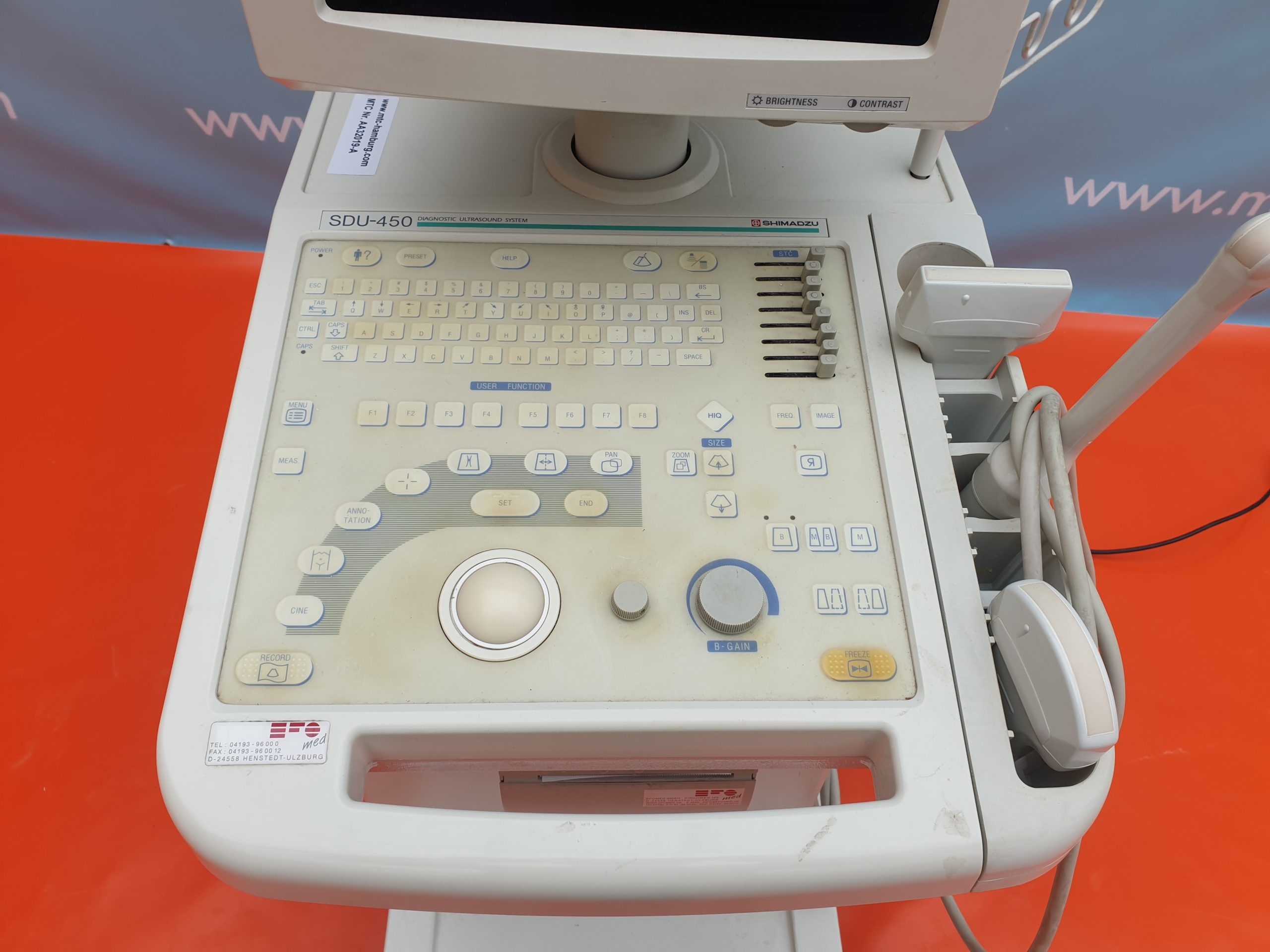 SHIMADZU SDU-450 Ultraschall Sonographie Gynäkologie thumbnail 3