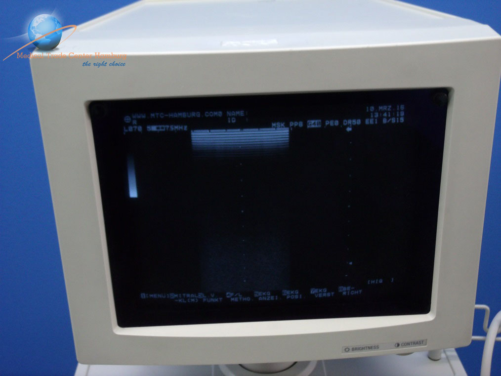 SHIMADZU L070-075U linear vascular 60mm transducer ( 5-7.5mhz ) — image 1 of 1