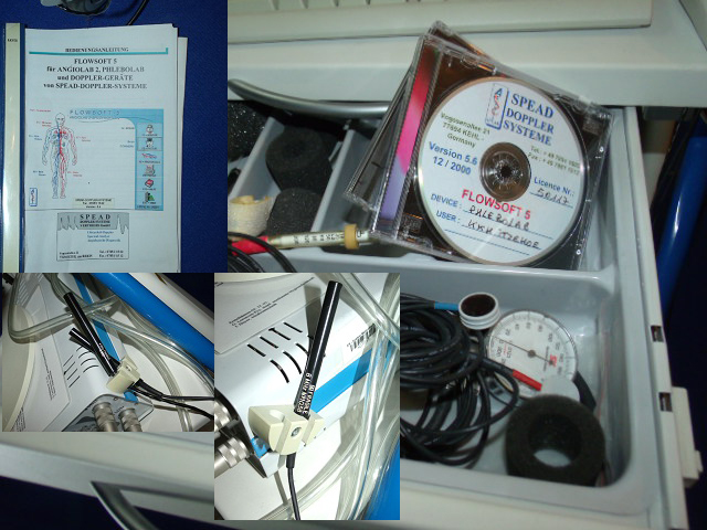 SPEAD Angiolab Doppler System ; 4MHz und 8MHz Stifsonden ; flowsoft 5 thumbnail 3