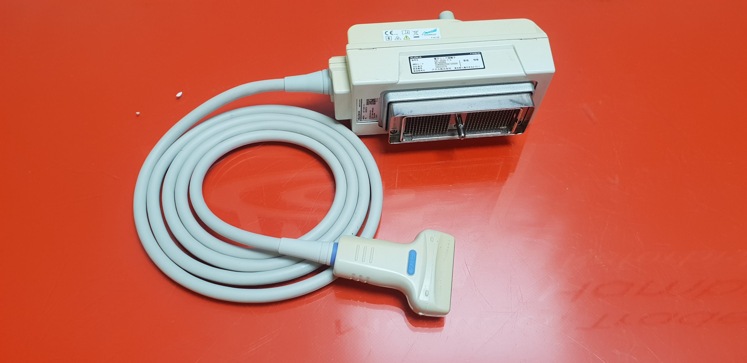 Aloka UST-5524-7.5 Mhz Linear Sonde thumbnail 3
