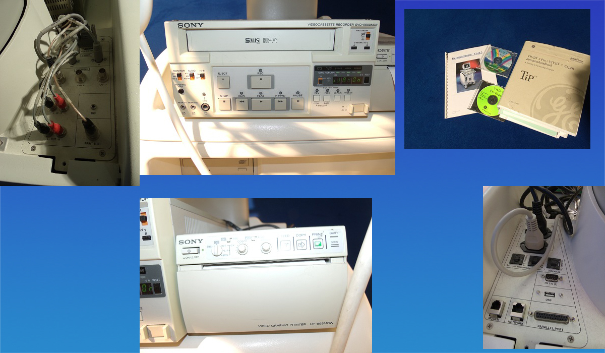 GE VIVID 3 Inkl 03 Probe, Printer & Videorekorder thumbnail 2