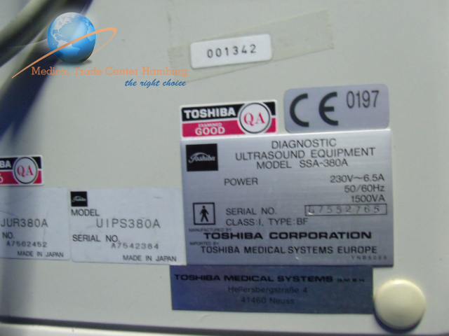 Toshiba Powervision 7000 / SSA-380A Ultraschalllgerät thumbnail 3