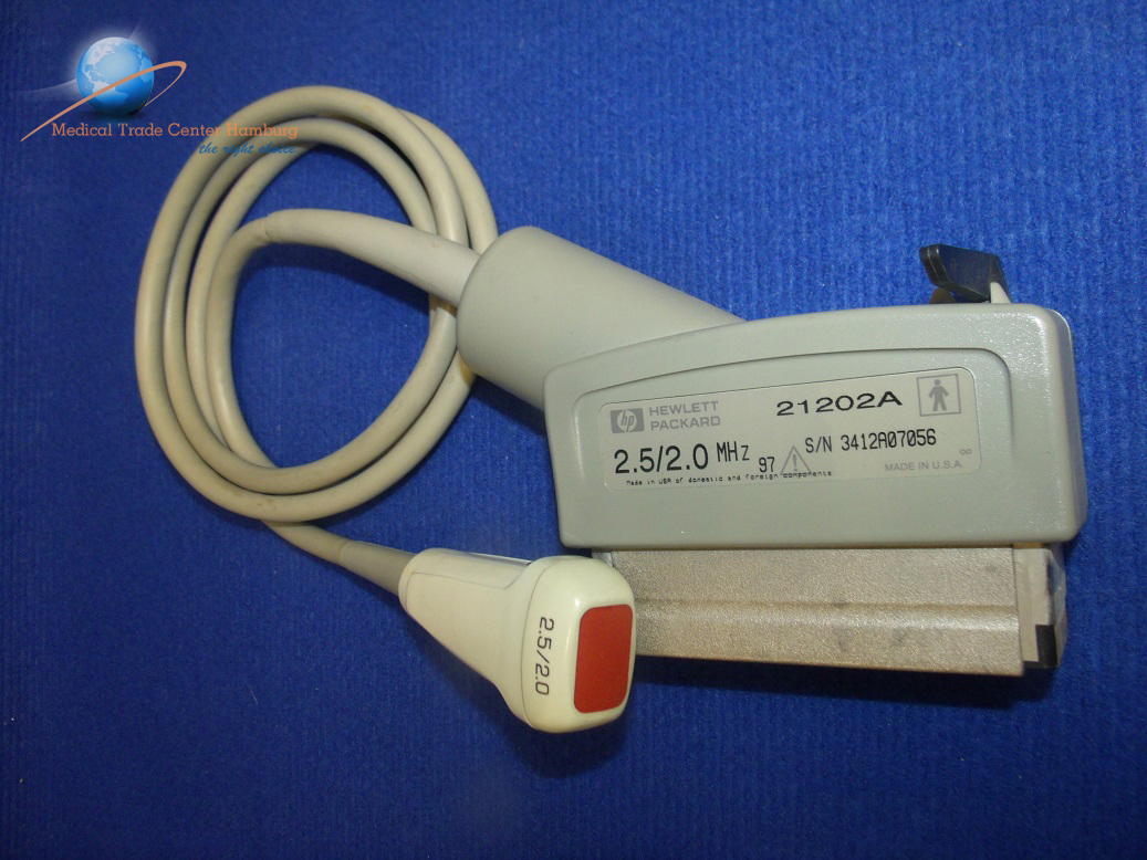 HP 21202A Probe 2.5/2.0 Mhz Kardio Ultrasound Transducer — image 1 of 1