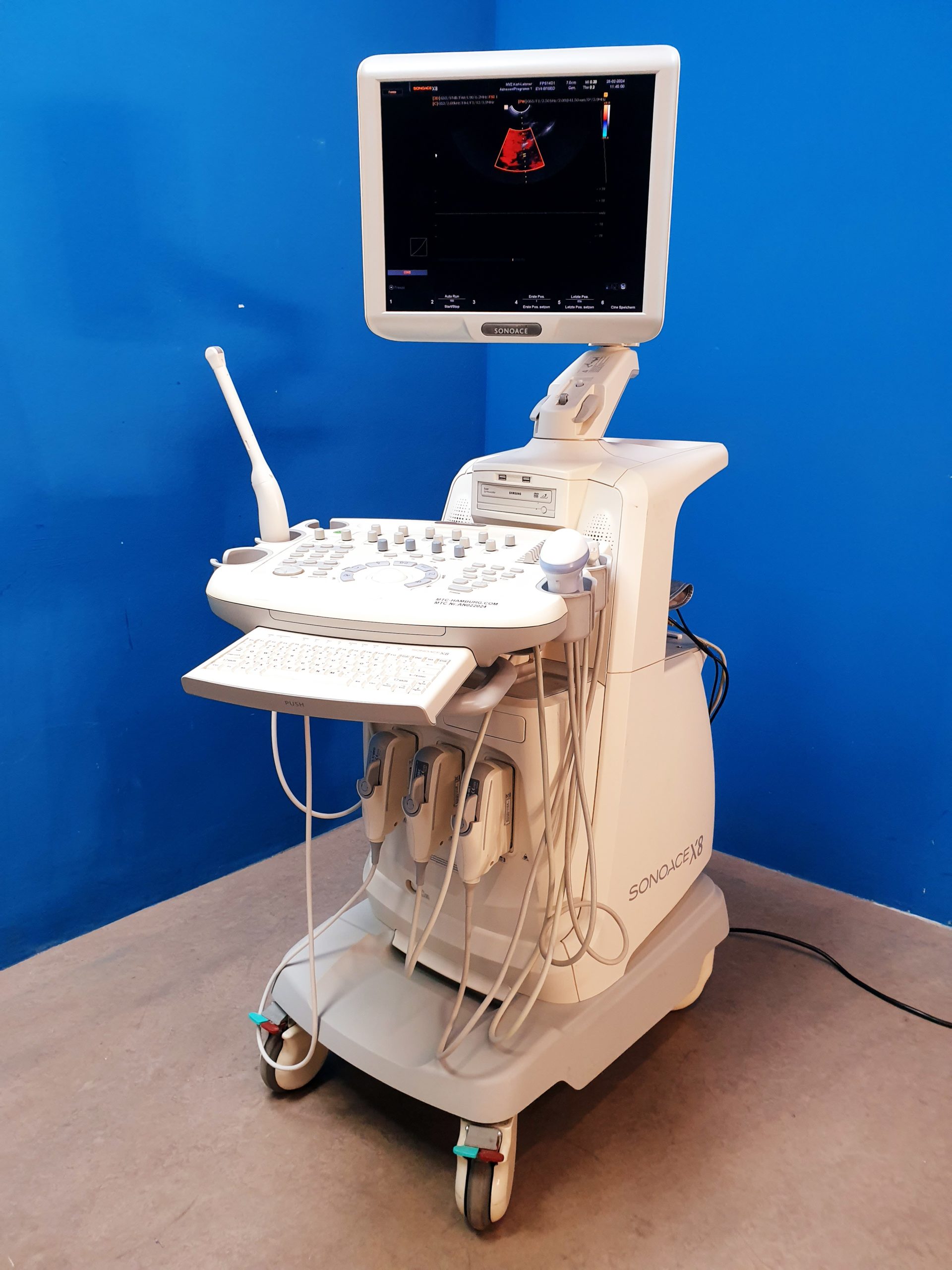 Sonoace Samsung L5-12EC + 3D4-8ET + EV4-910ED 3D 4D Ultraschallgerät thumbnail 12