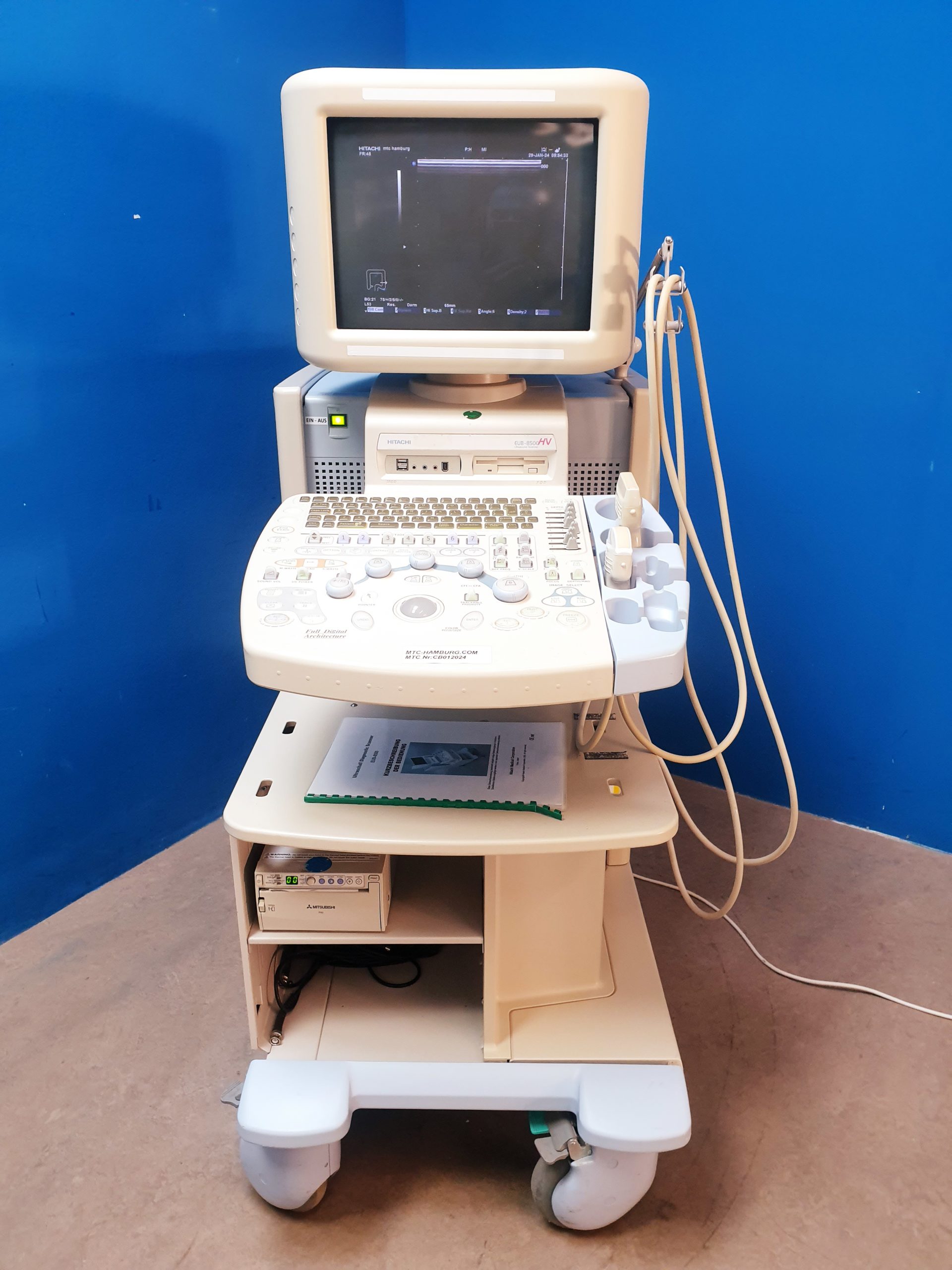 Hitachi EUB-8500 HV Ultraschallgerät Doppler + Konvex und Linear — image 1 of 10