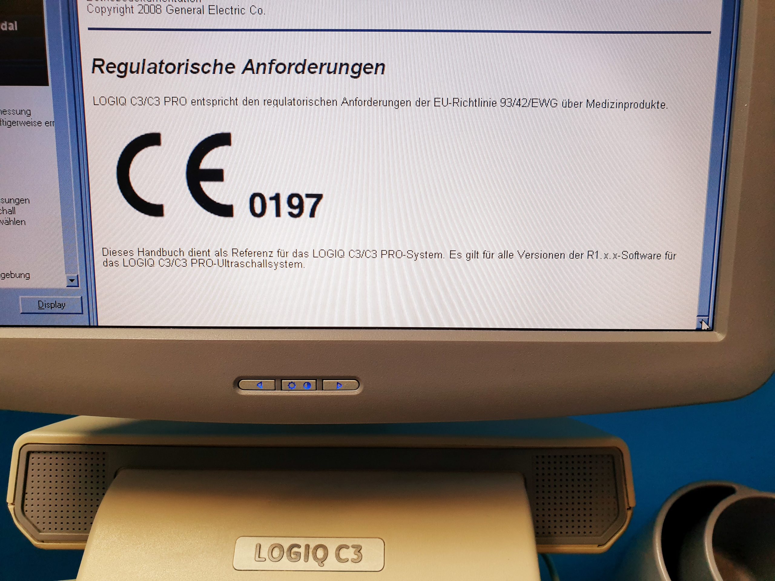 GE Logiq C3 // C-3 mit Konvex 4C-RC + 7.5L-RC Linear + 6.5C-RC Mikrokonvex Sonde thumbnail 8