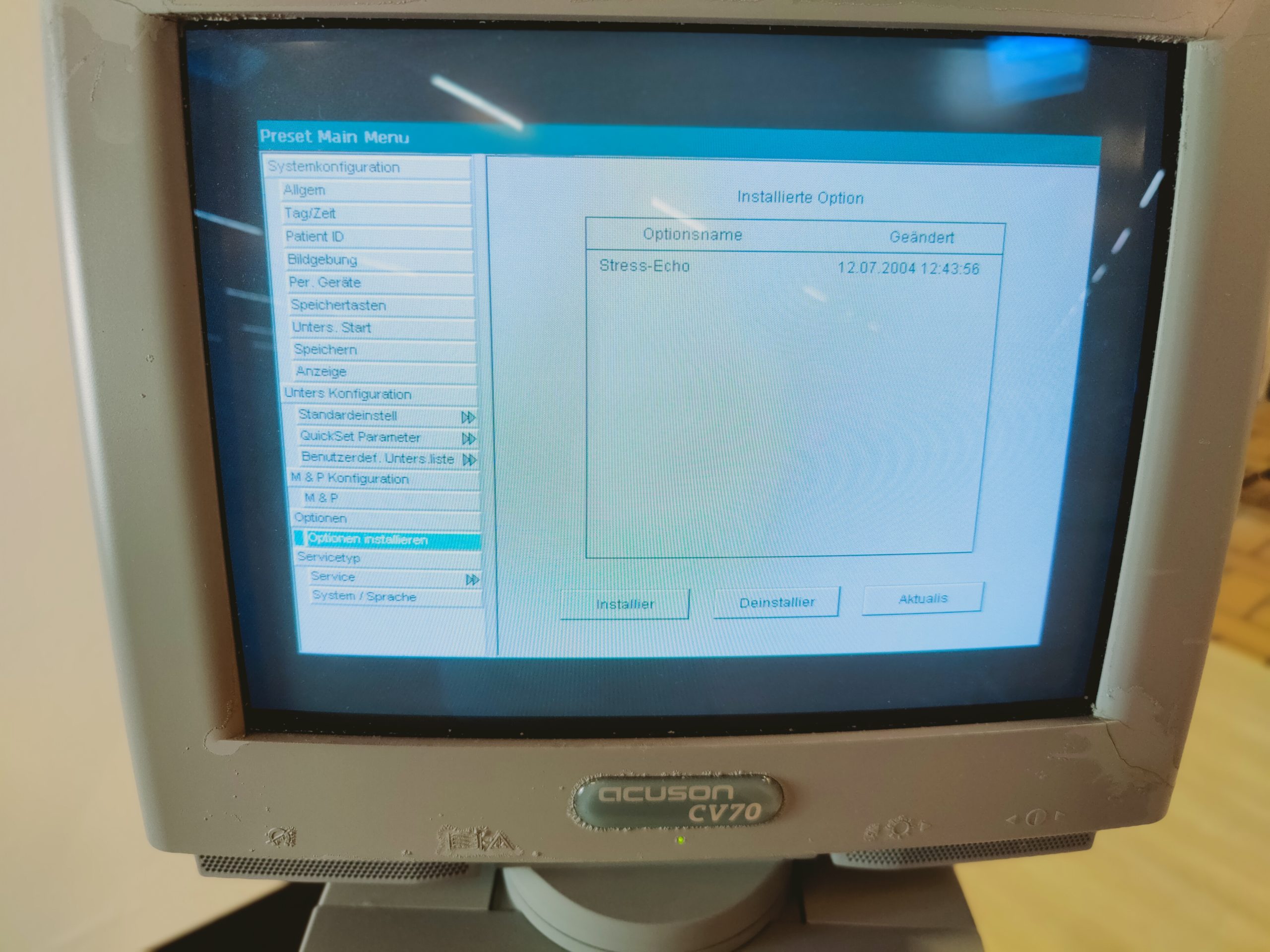 Siemens acuson CV70 // CV 70 C6-2 Konvex + 5.0L45 Linear + P4-2 Echo Kardio thumbnail 5