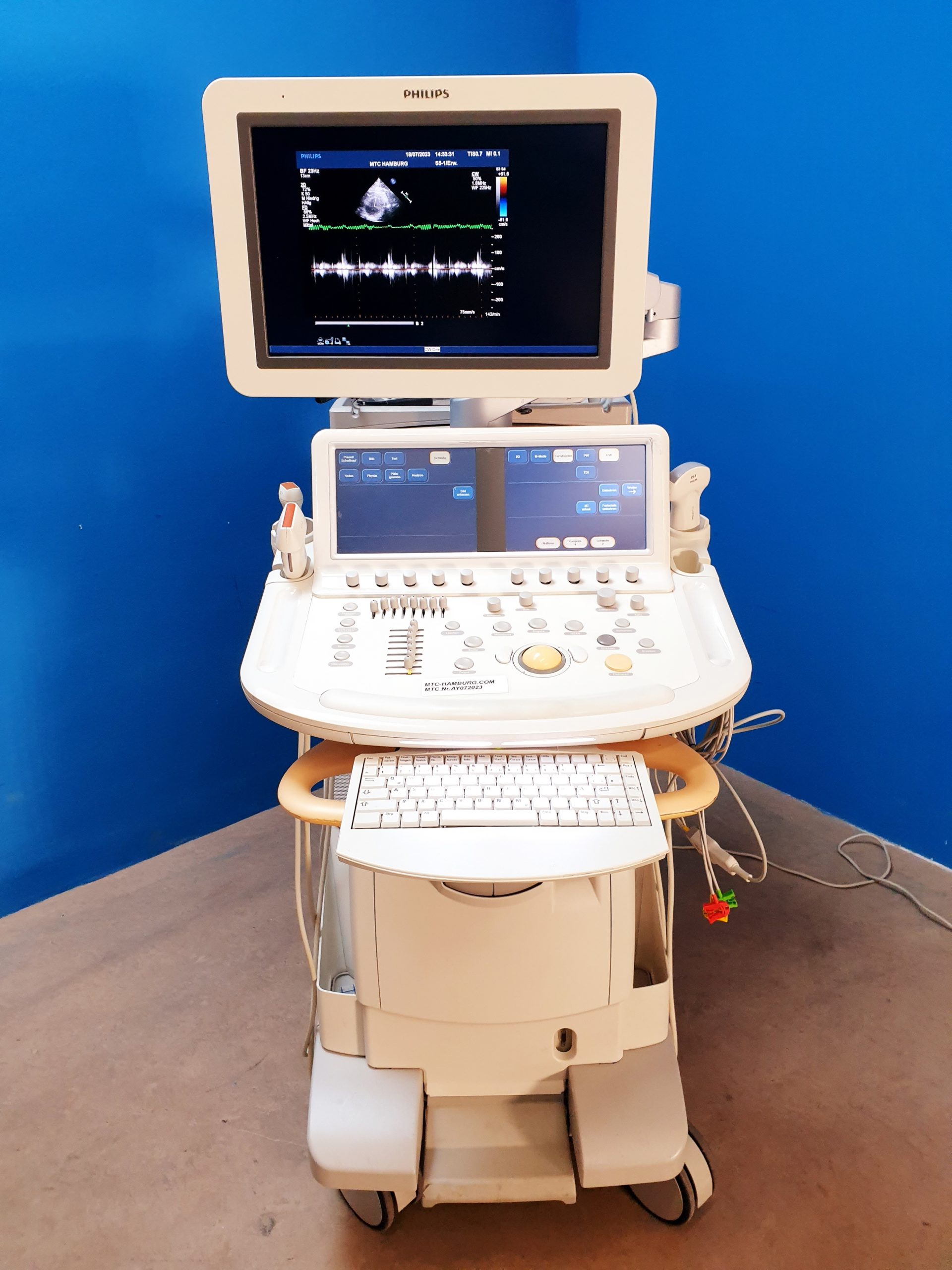 PHILIPS IE33 + S5-1 + X7-2t + L11-3 + C5-1 + DOM 2011 Vollausgestattet with Report S.W: 6.0.6.40 Kardiomaschine — image 1 of 25