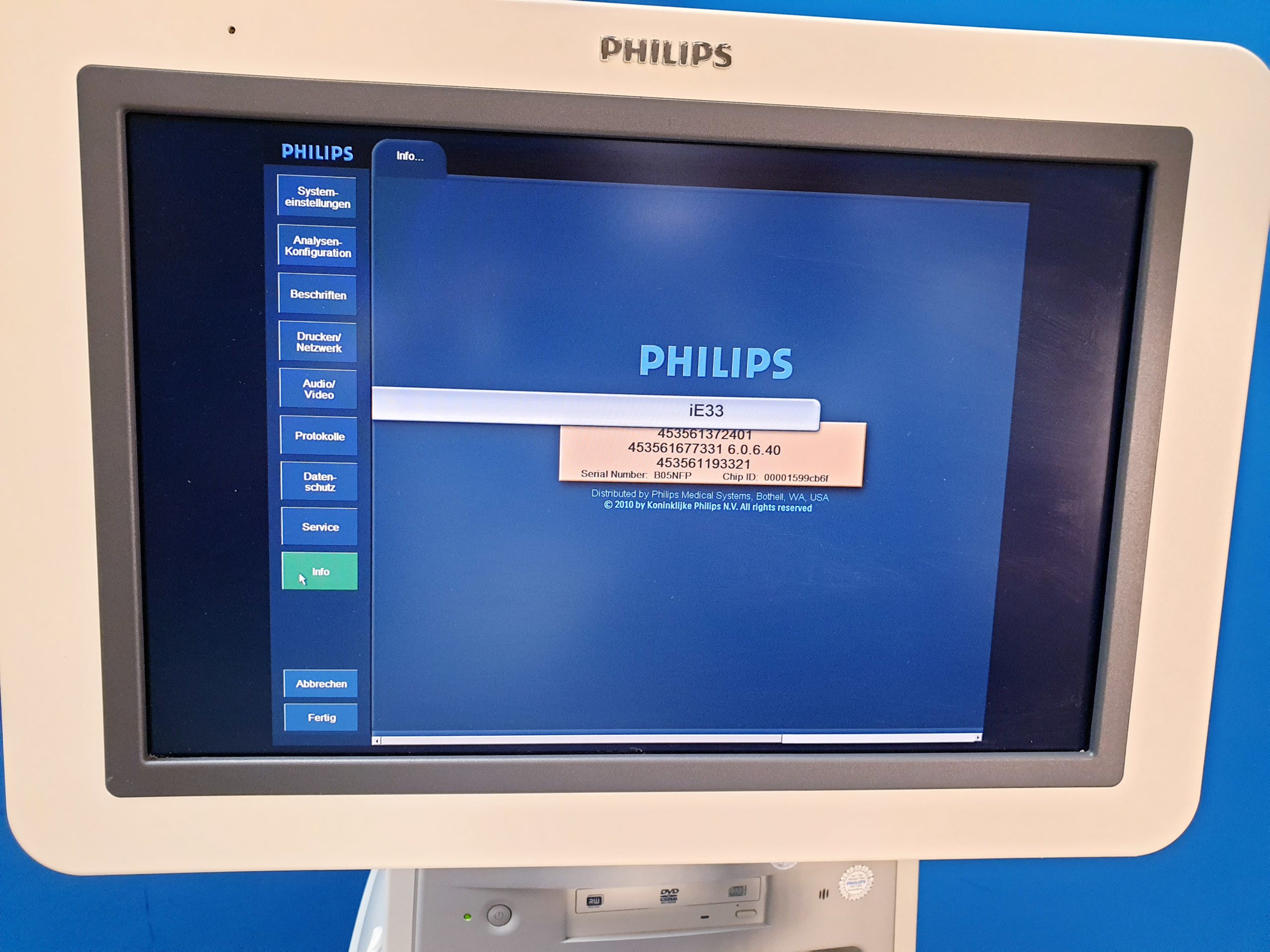 PHILIPS IE33 + S5-1 + X7-2t + L11-3 + C5-1 + DOM 2011 Vollausgestattet with Report S.W: 6.0.6.40 Kardiomaschine thumbnail 6