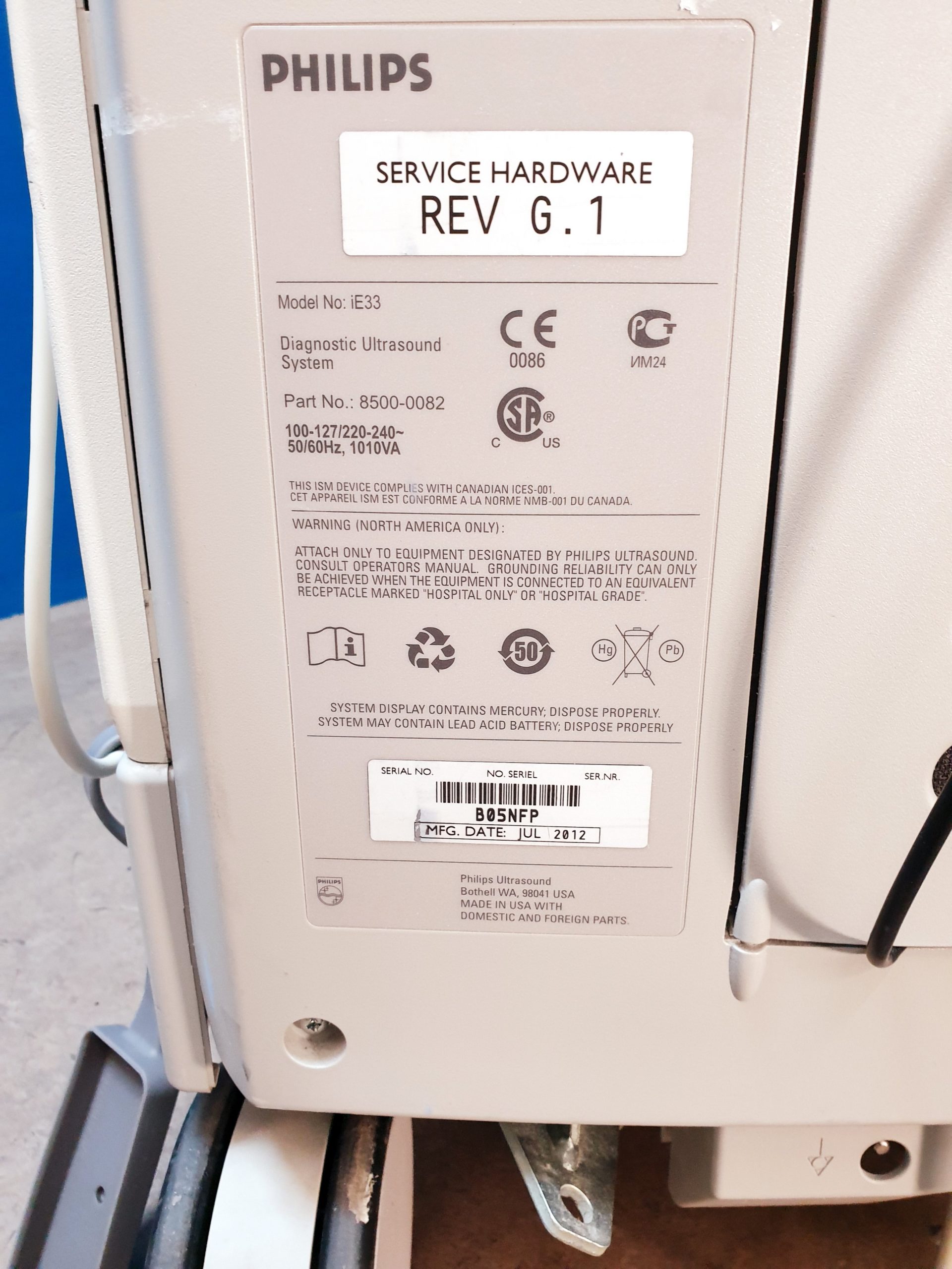 PHILIPS IE33 + S5-1 + X7-2t + L11-3 + C5-1 + DOM 2011 Vollausgestattet with Report S.W: 6.0.6.40 Kardiomaschine thumbnail 20