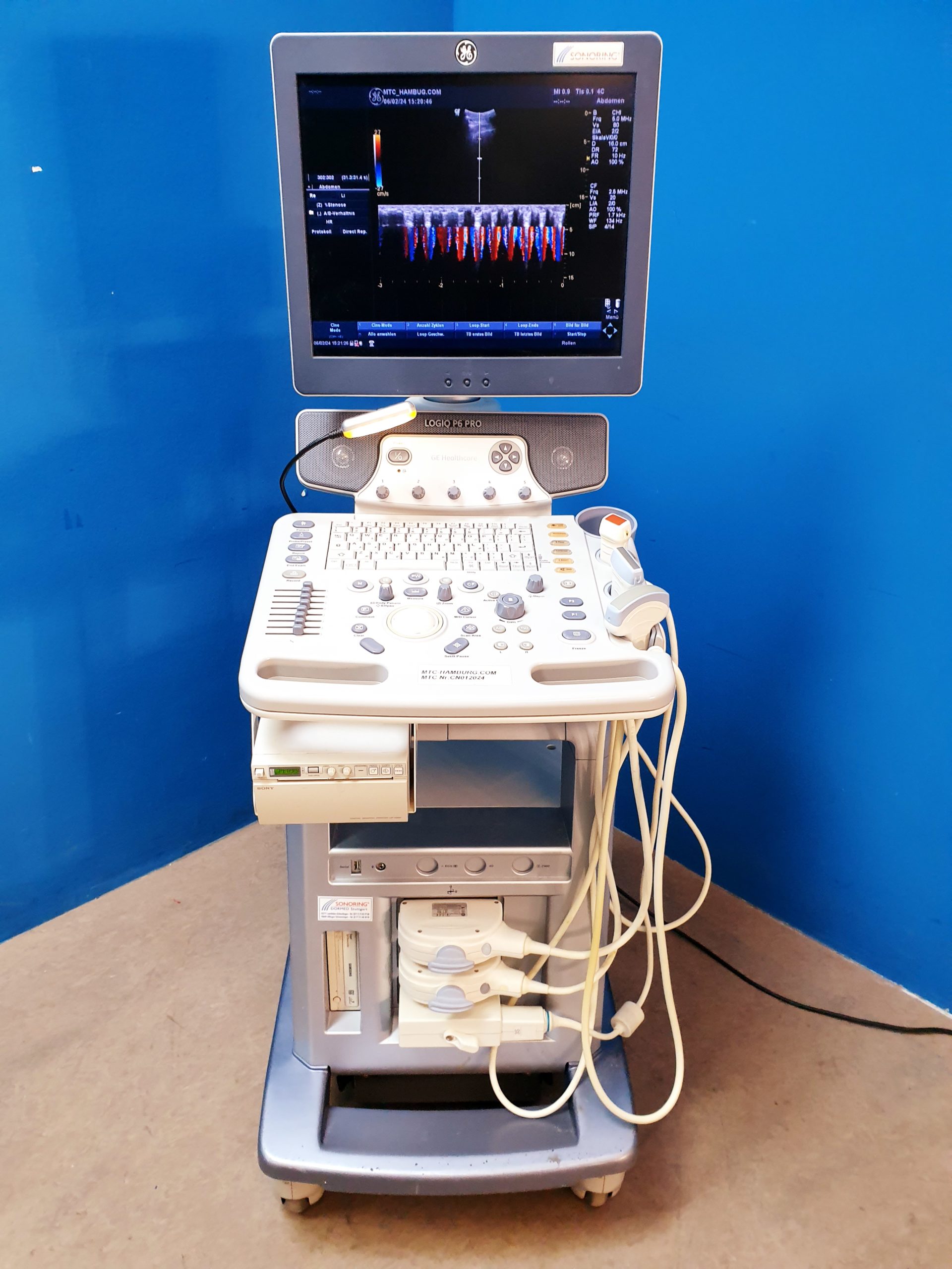 GE Logiq P6 Pro -4C + 11L + 3S + Printer — image 1 of 15