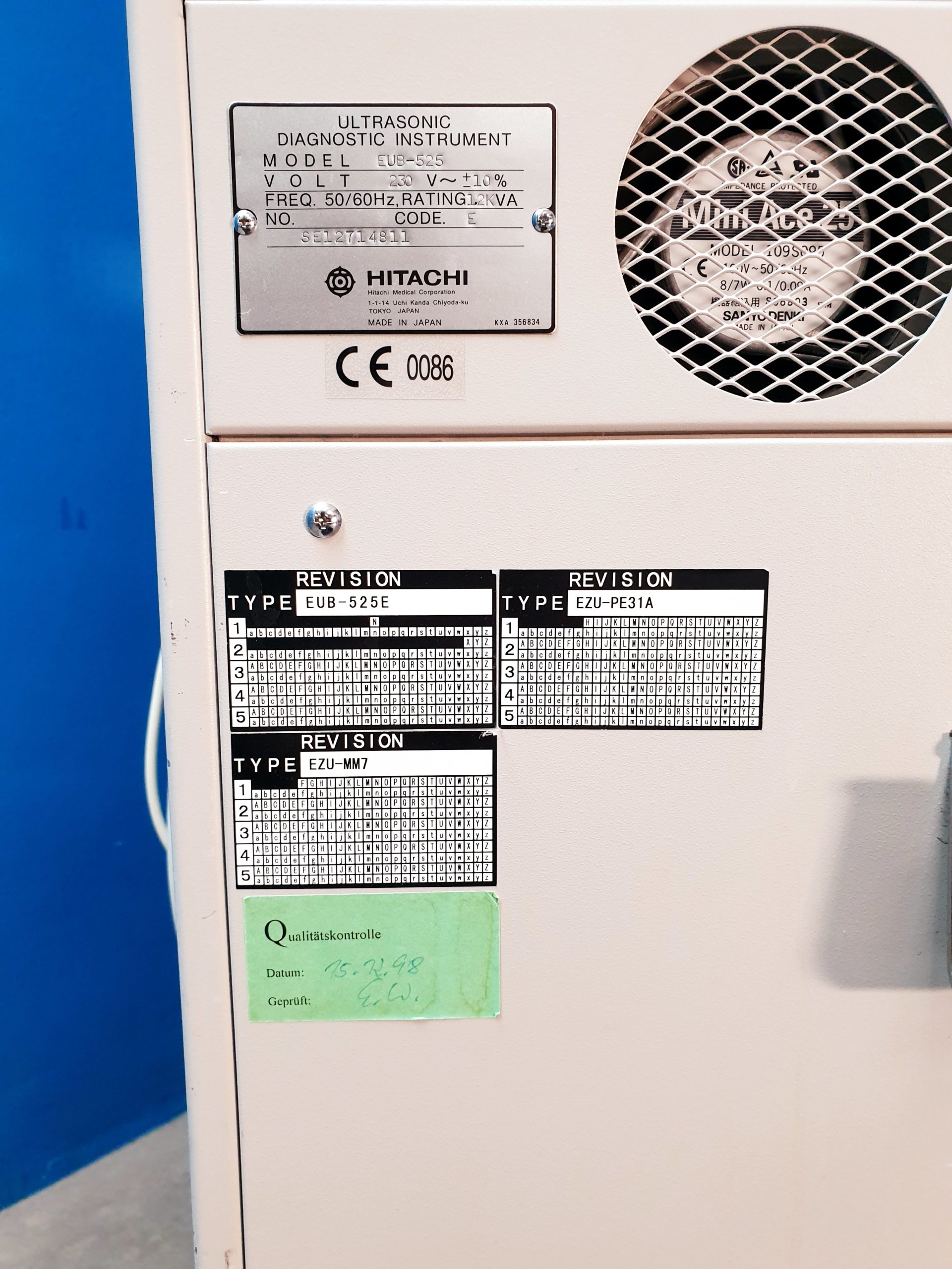 Hitachi EUB-525 Ultraschallgerät – mit Konvex und Linear thumbnail 17