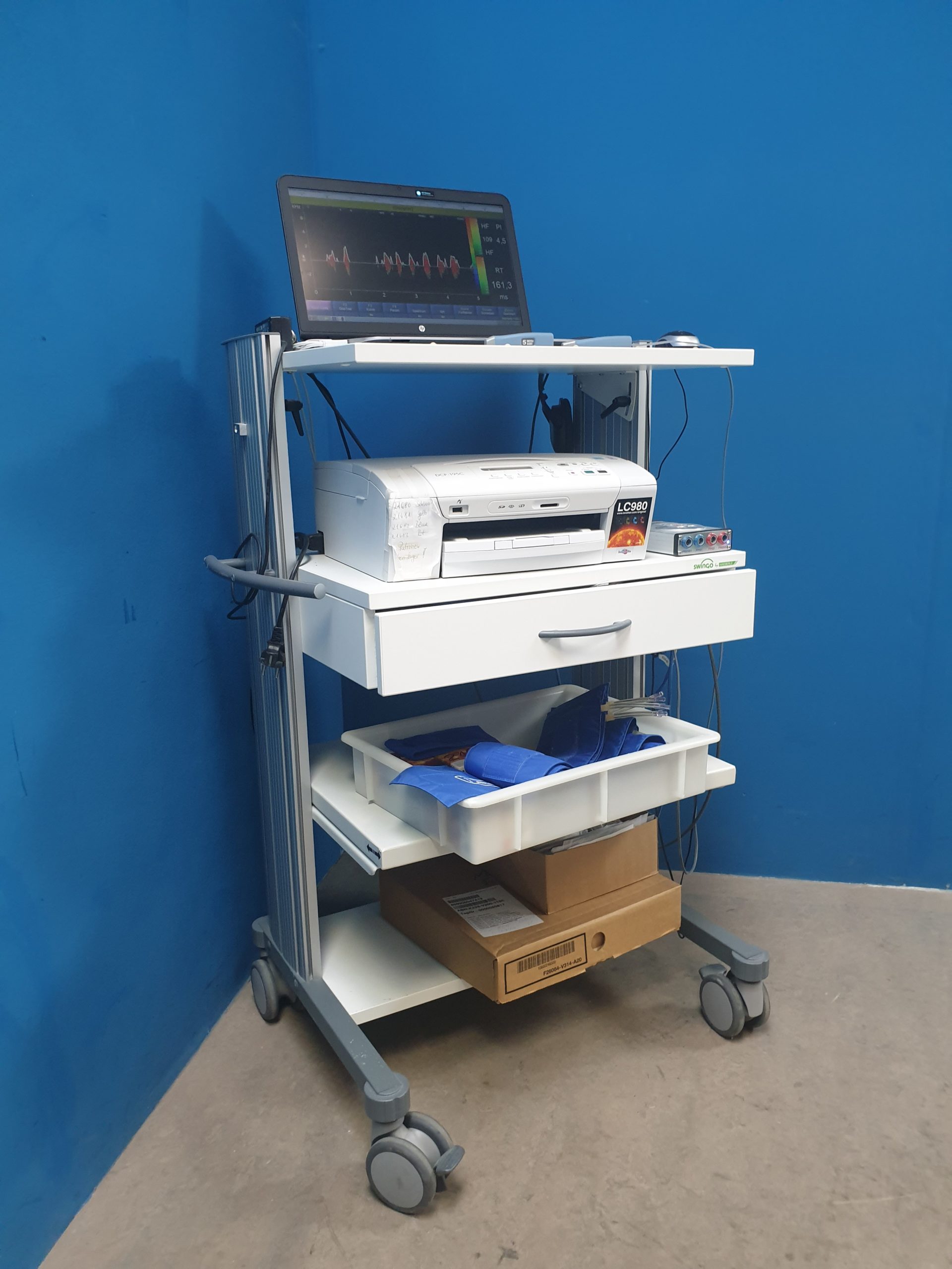 Skidmore Medical Vicorder V8.1.6708 5Mhz und 8Mhz Sonden Doppler, PVR, PPG, Drucke, PWV, PWA, ABI, OSC BP, Austrom, Reflux DOM 2020 thumbnail 3