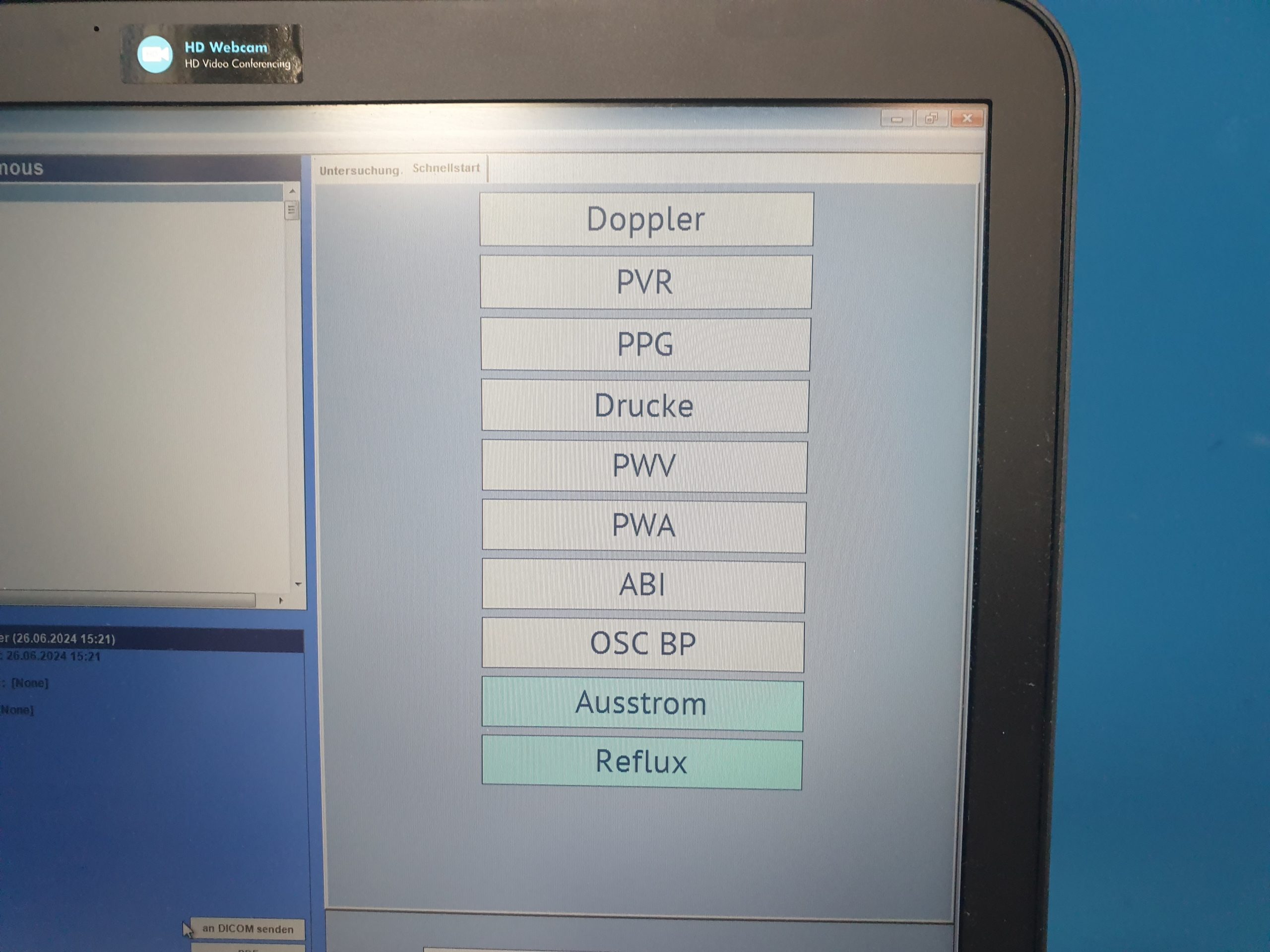Skidmore Medical Vicorder V8.1.6708 5Mhz und 8Mhz Sonden Doppler, PVR, PPG, Drucke, PWV, PWA, ABI, OSC BP, Austrom, Reflux DOM 2020 thumbnail 6