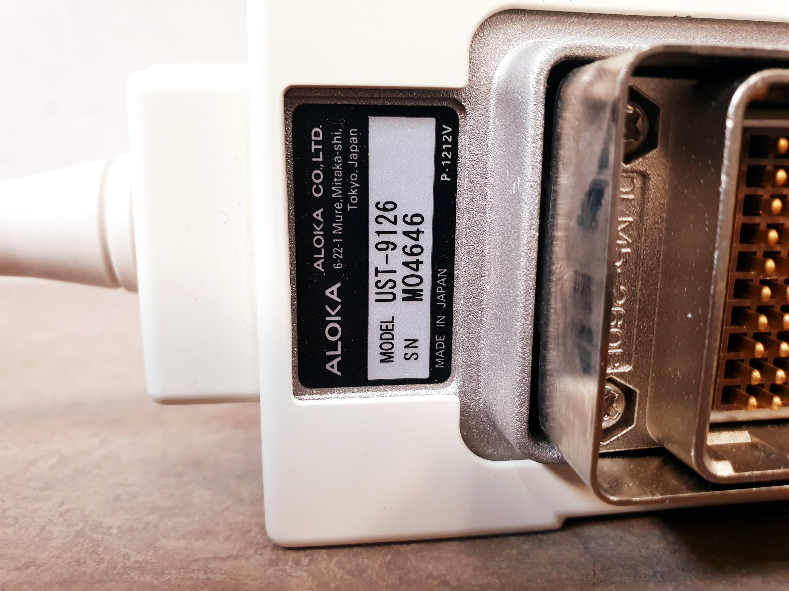 Aloka UST-9126 Konvex Ultraschallsonde Convex Probe Ultraschallsonde konvex, 2.0 – 6.0 MHz, Abdomen Sonde, 60mm, für Alpha 7 / Alpha 10…. thumbnail 5
