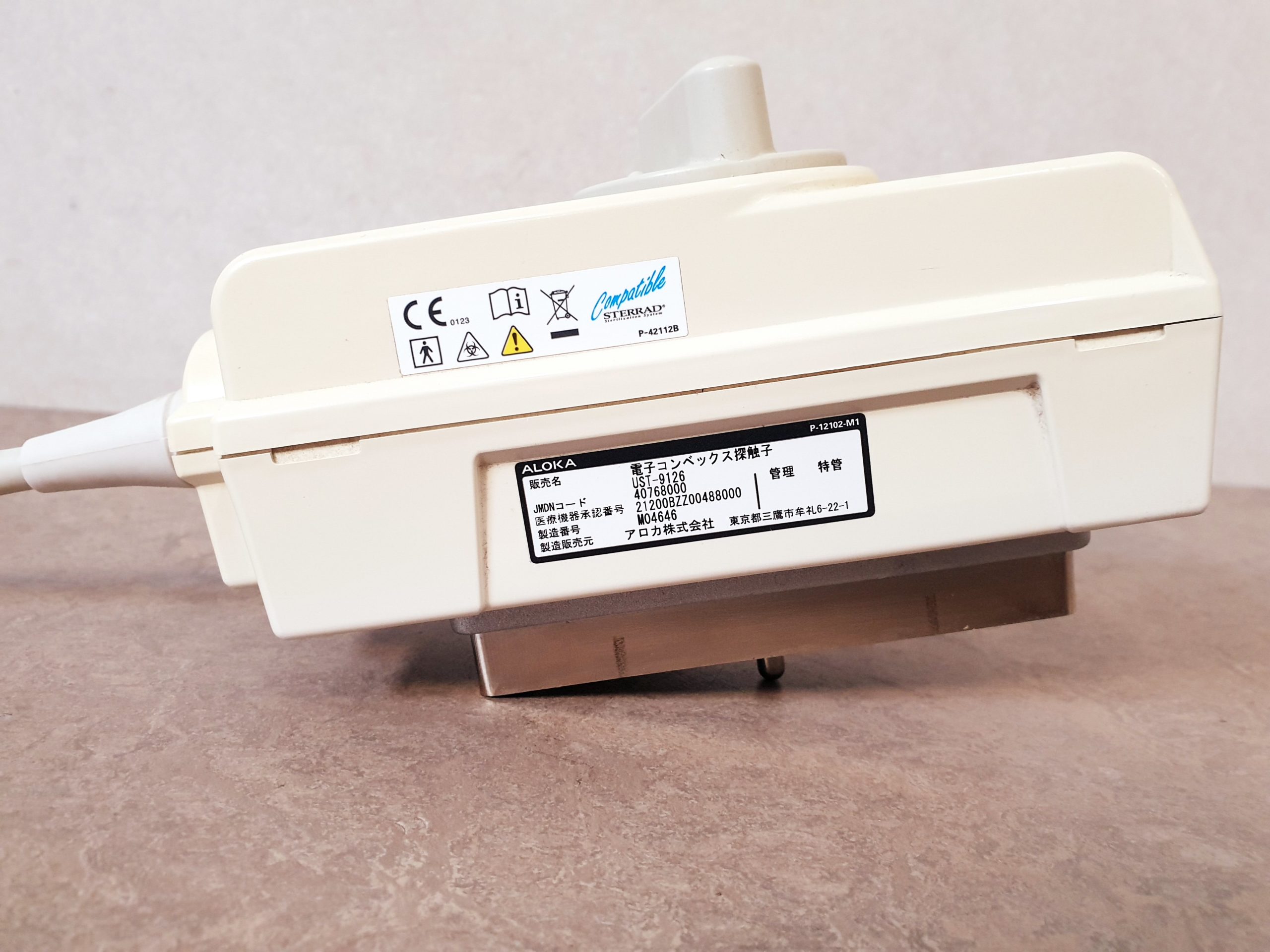 Aloka UST-9126 Konvex Ultraschallsonde Convex Probe Ultraschallsonde konvex, 2.0 – 6.0 MHz, Abdomen Sonde, 60mm, für Alpha 7 / Alpha 10…. thumbnail 6