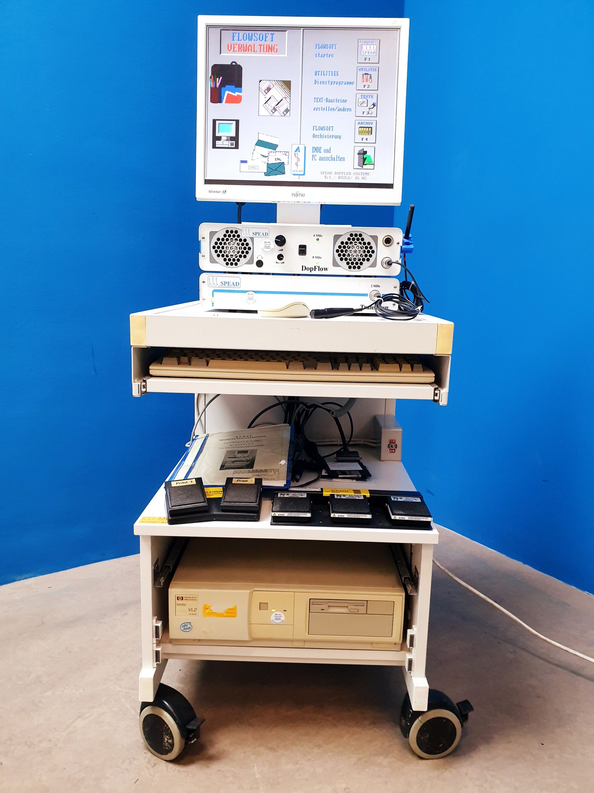 SPEAD Angiolab2 / DopFlow Flowsoft 3 Intravaskuläres Ultraschallsystem mit 2Mhz, 8Mhz — image 1 of 23