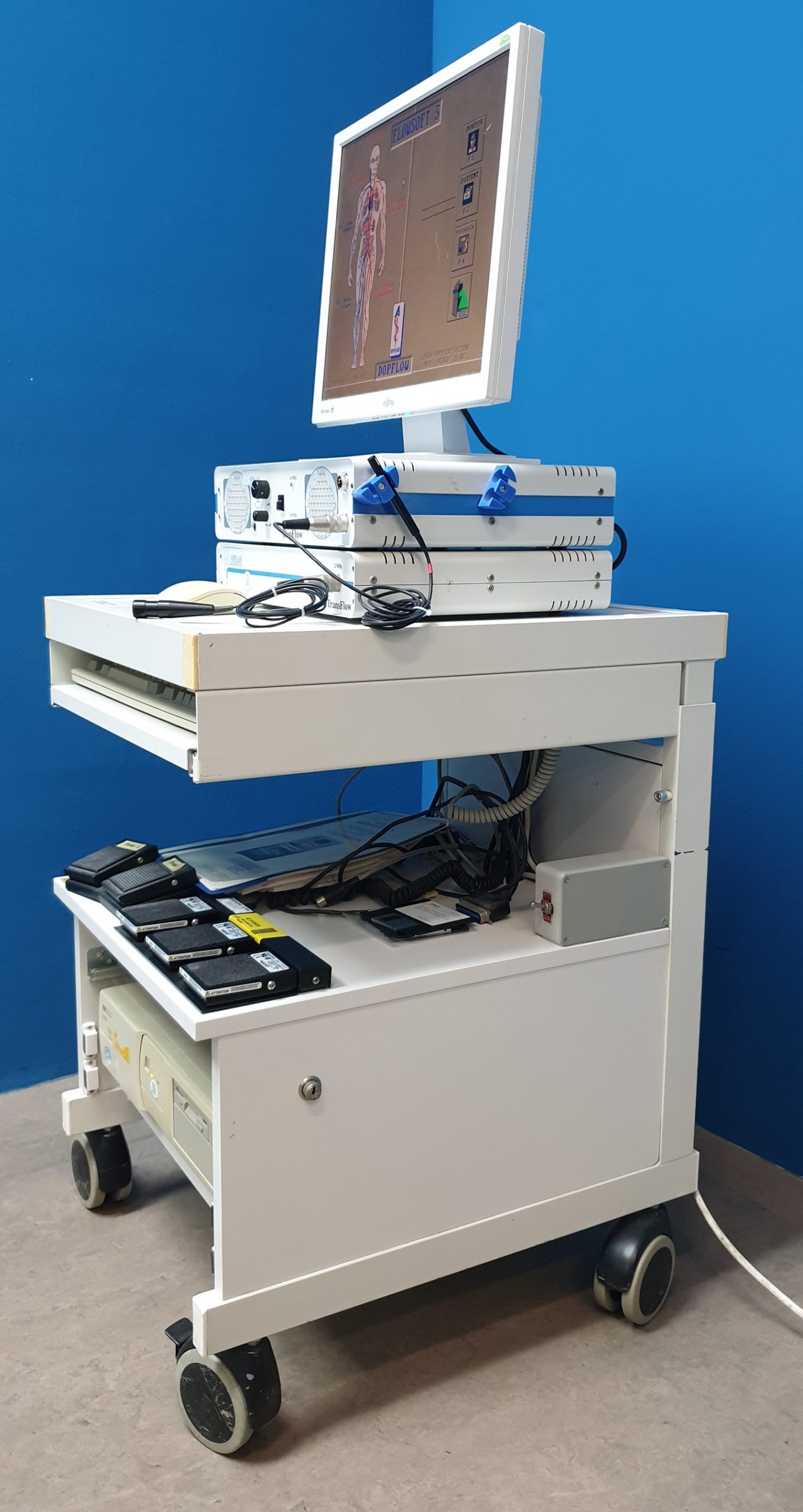 SPEAD Angiolab2 / DopFlow Flowsoft 3 Intravaskuläres Ultraschallsystem mit 2Mhz, 8Mhz thumbnail 17