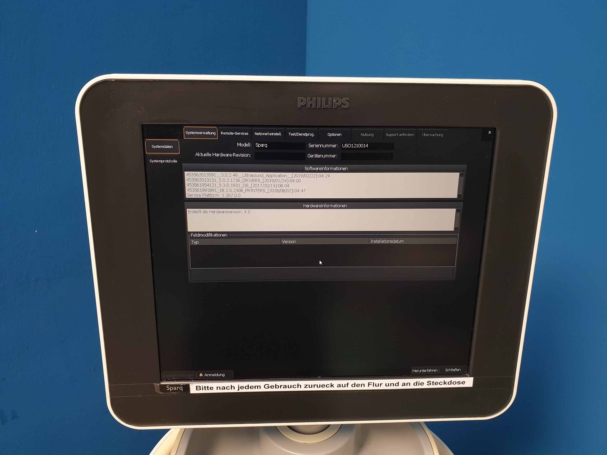 Philips Sparq mit C6-2 Konvex und L12-4 Linear Farbdoppler DOM 2013 thumbnail 11