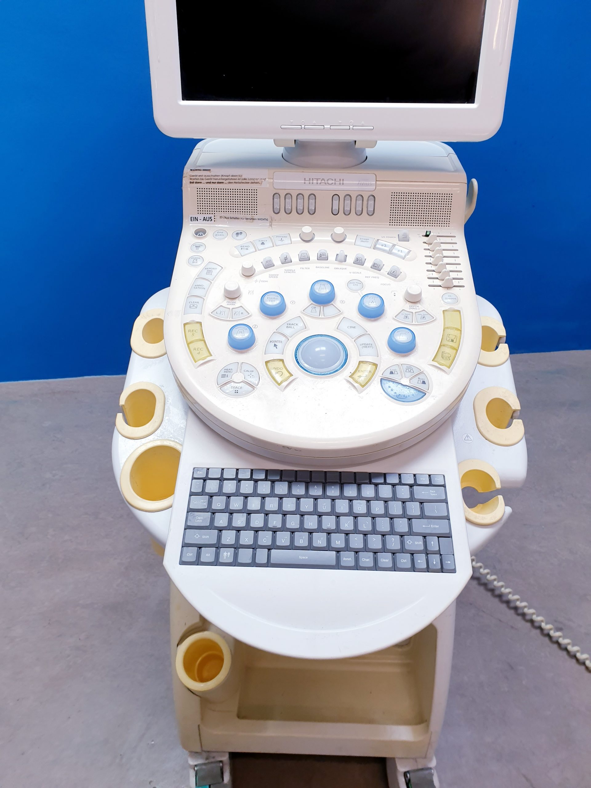 HITACHI HI VISION Avius Ultrasound System – Defekt – als Ersatzteilträger thumbnail 3
